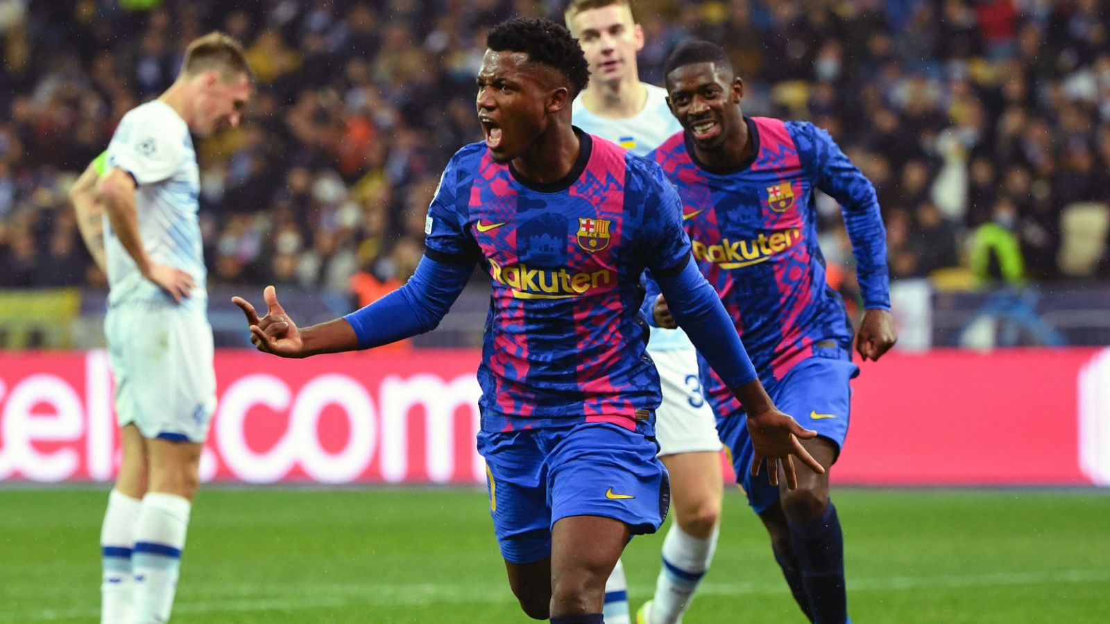 Ansu Fati Dinamo Kiev Barcelona Champions League