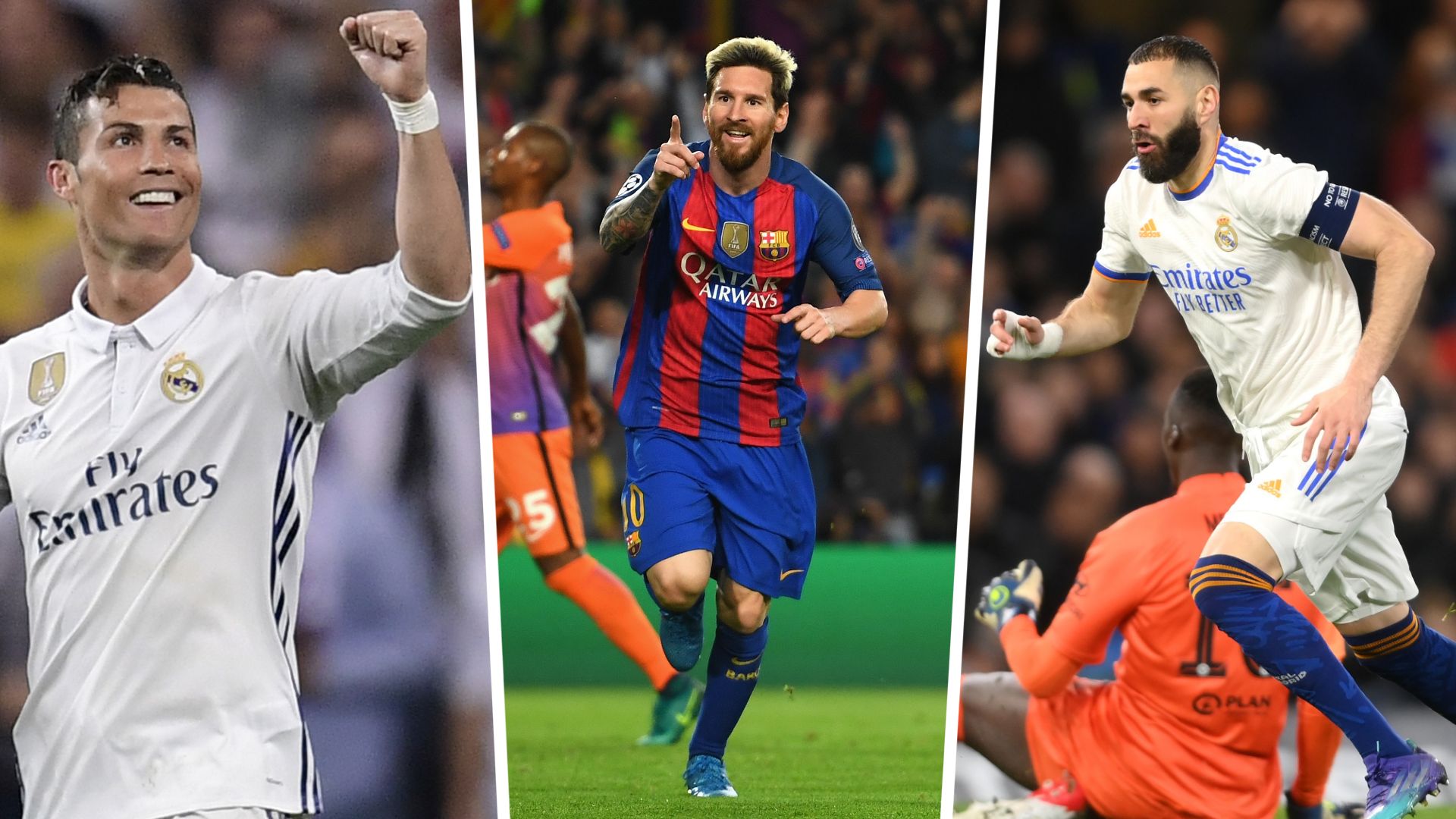 ROnaldo Messi Benzema