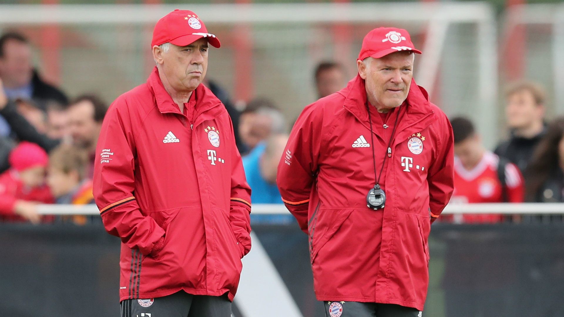 Carlo Ancelotti Hermann Gerland Bayern Munchen