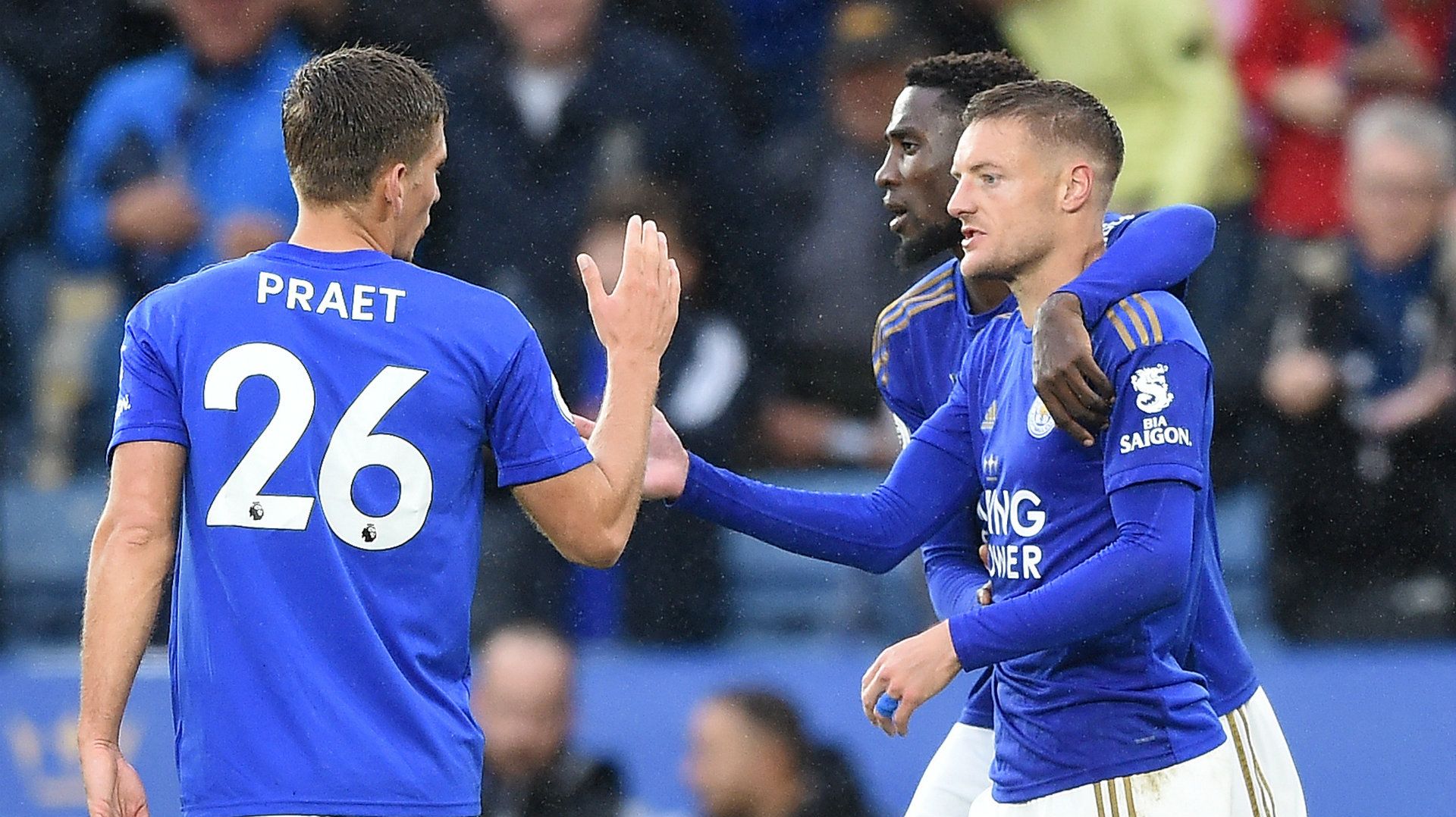 Jamie Vardy Dennis Praet Leicester vs Newcastle 2019-20