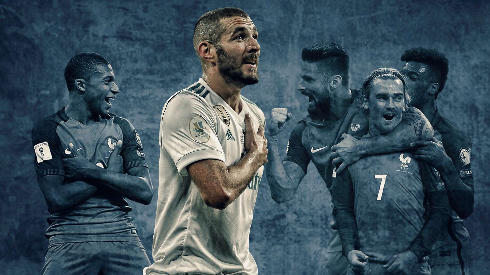 GFX Info Karim Benzema and the rest of France atackers