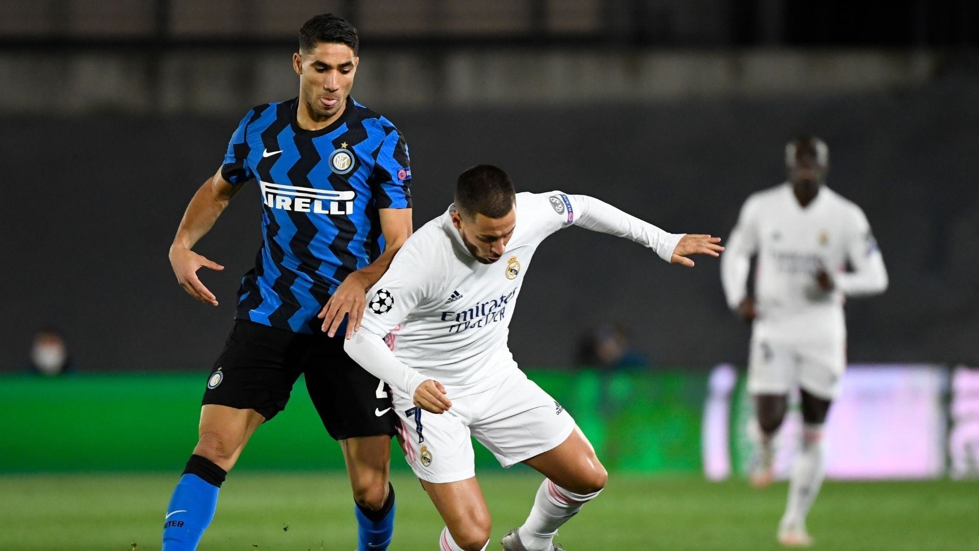 Hazard Achraf Real madrid inter champions 031120