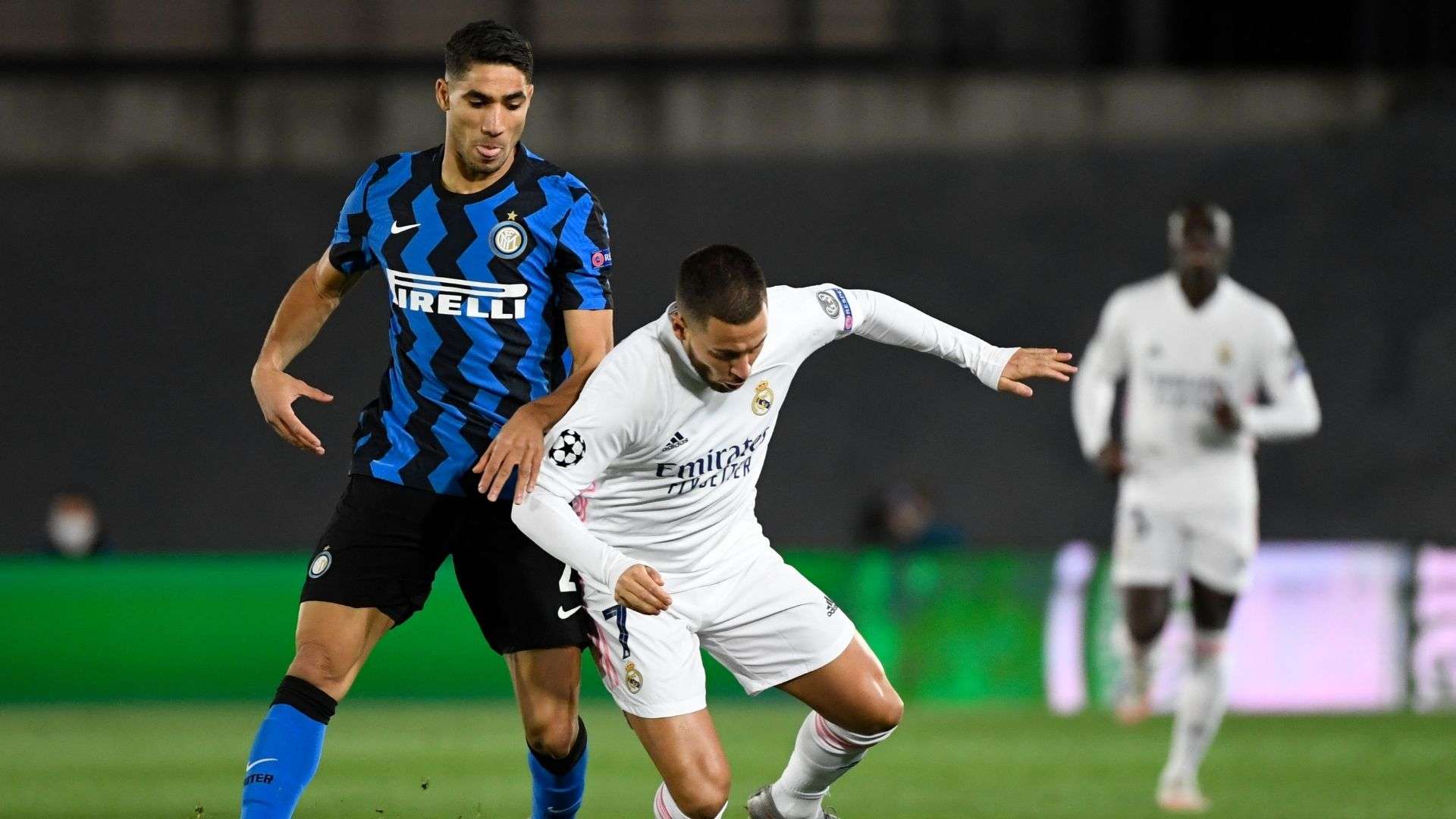 Hazard Achraf Real madrid inter champions 031120