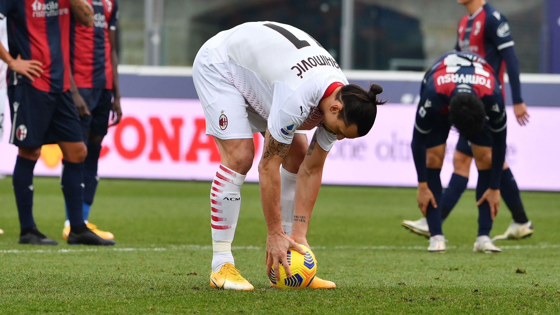 Zlatan Ibrahimovic Bologna Milan Serie A