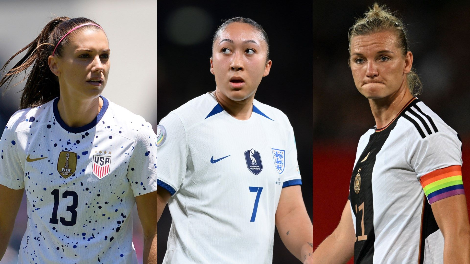 Alex Morgan Lauren James Alex Popp split