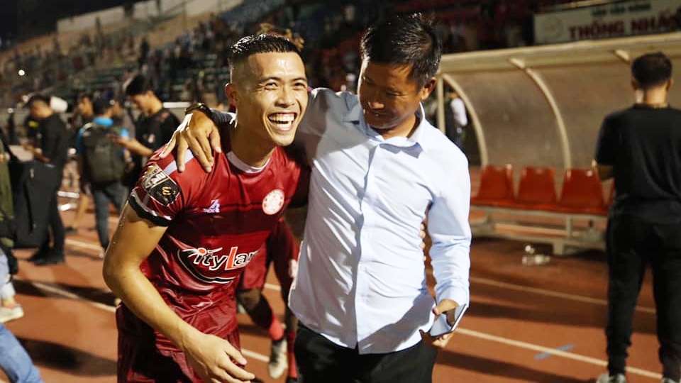 Coach Dinh Hong Vinh - Nguyen Cong Thanh Ho Chi Minh City FC vs Ha Noi FC Round 18 V.League 2019