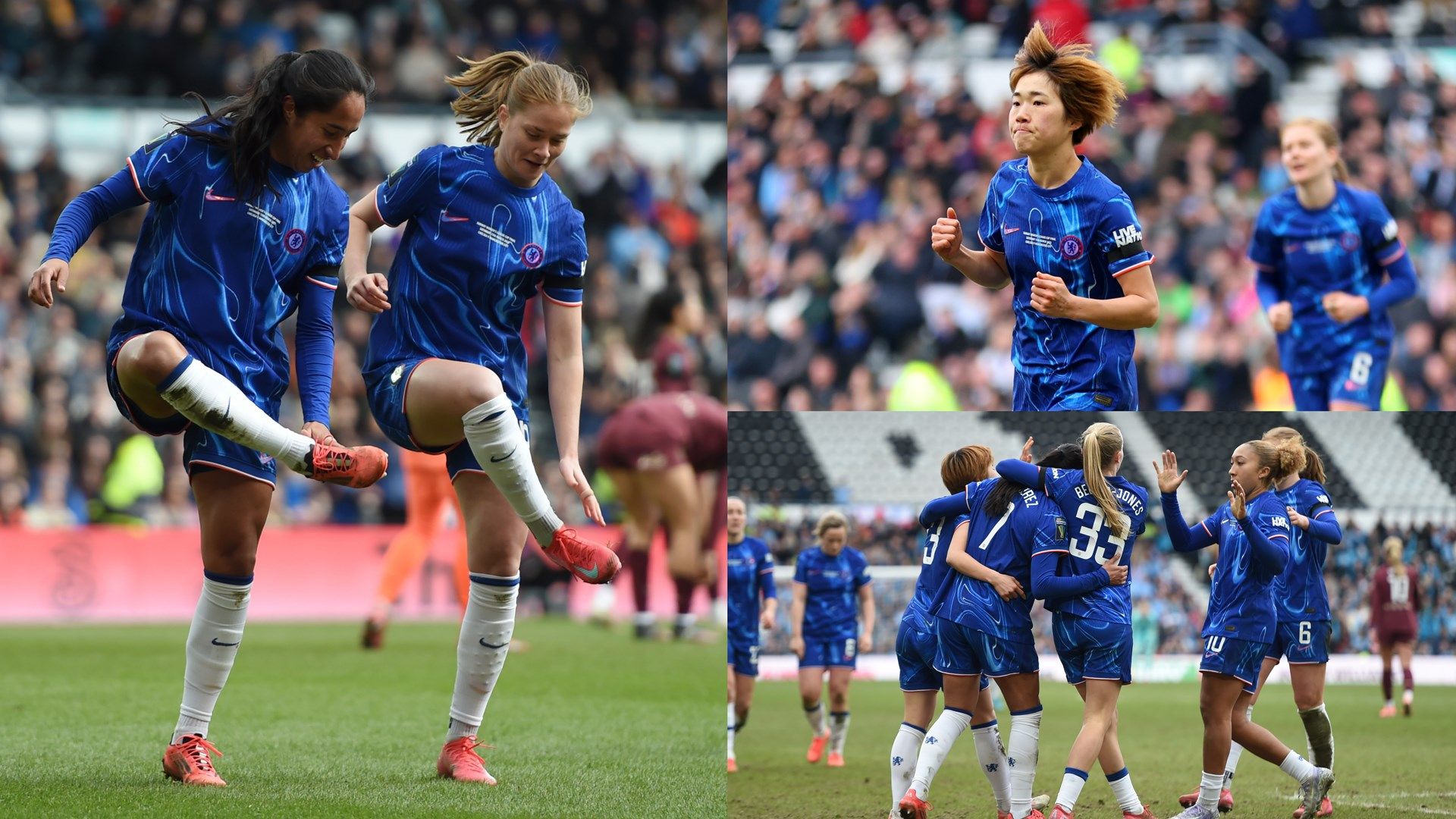 Chelsea Women's League Cup final composite