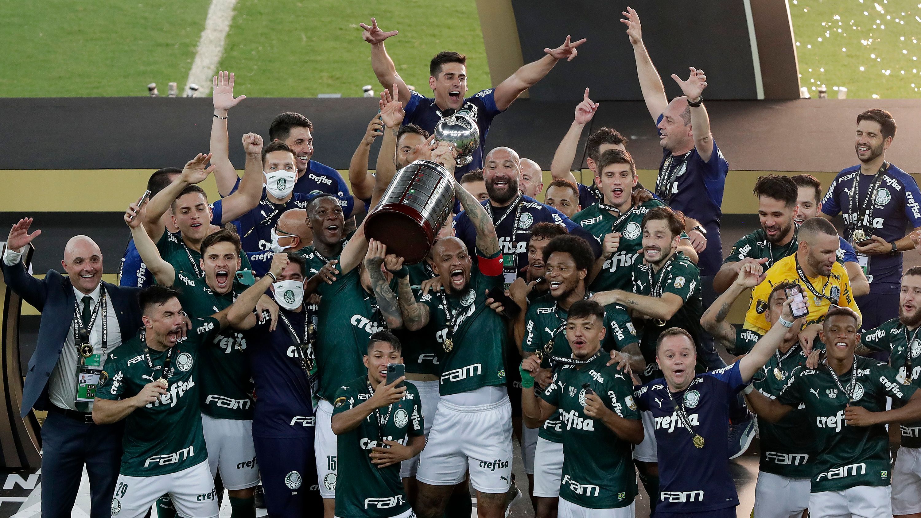 Palmeiras campeão da Libertadores 2020 - Palmeiras 1 x 0 Santos 30 01 2021