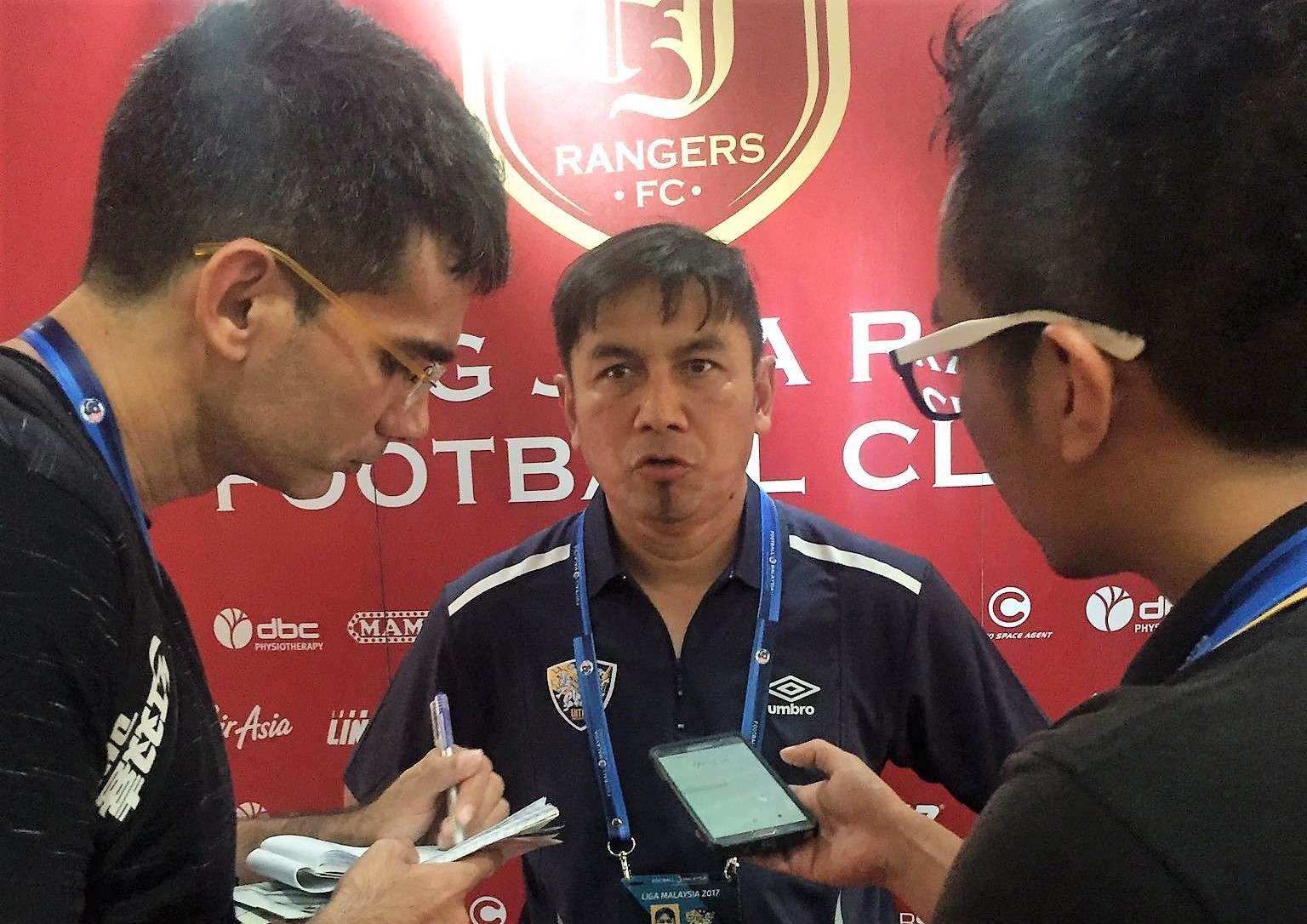 UiTM FC head coach Wan Mustaffa Wan Ismail 14/2/2017