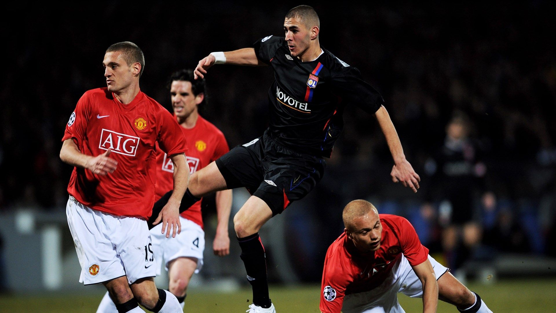 Karim Benzema Lyon Manchester United