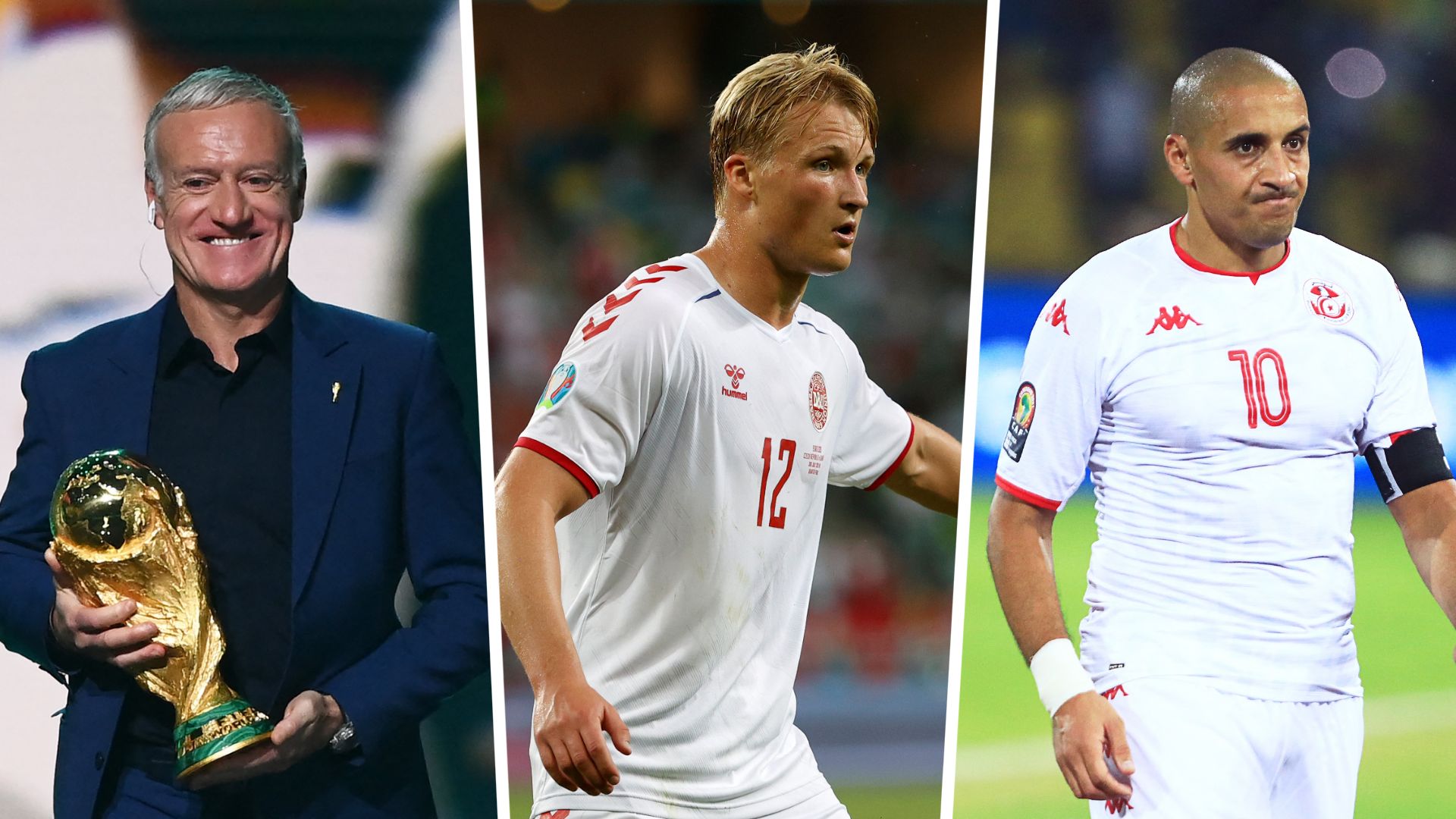 Coupe du monde 2022 France Danemark Tunisie