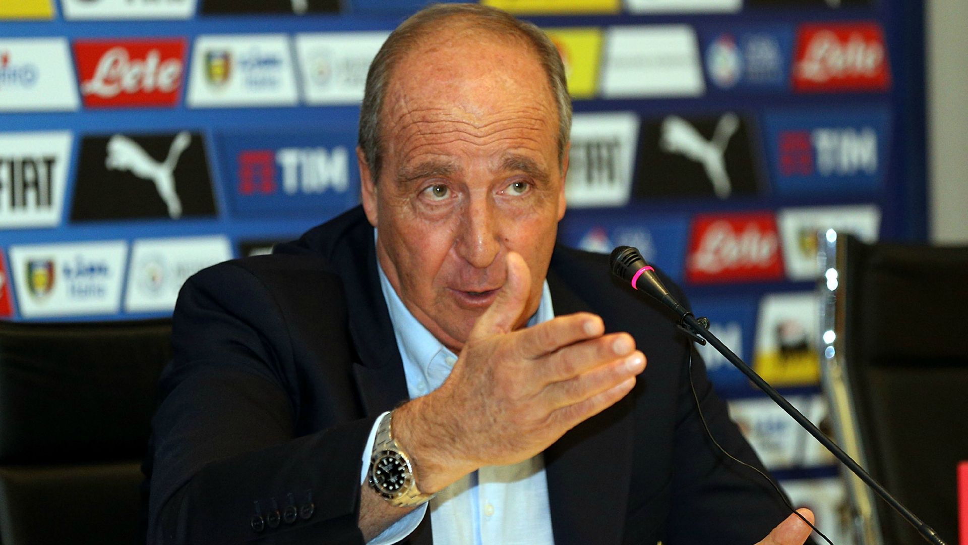 Giampiero Ventura Italy coach press conference