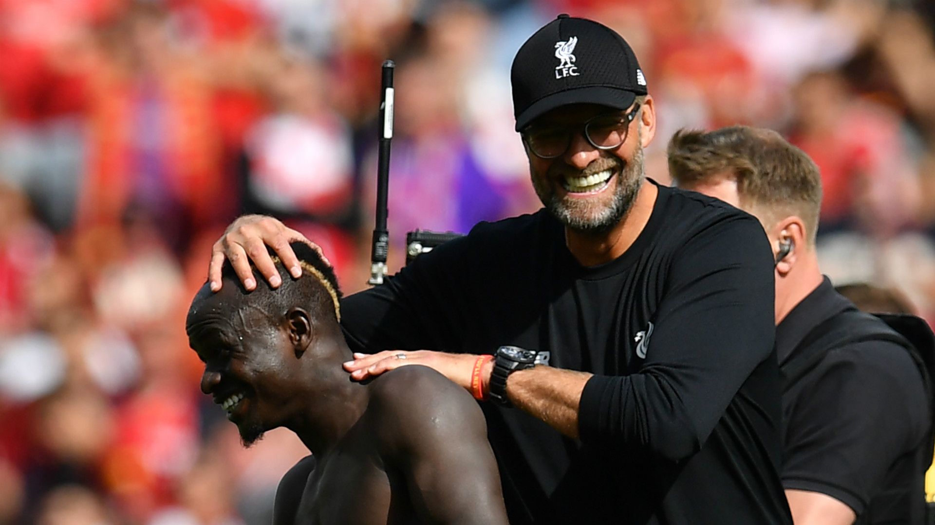 Sadio Mane Jurgen Klopp Liverpoo 2019-20