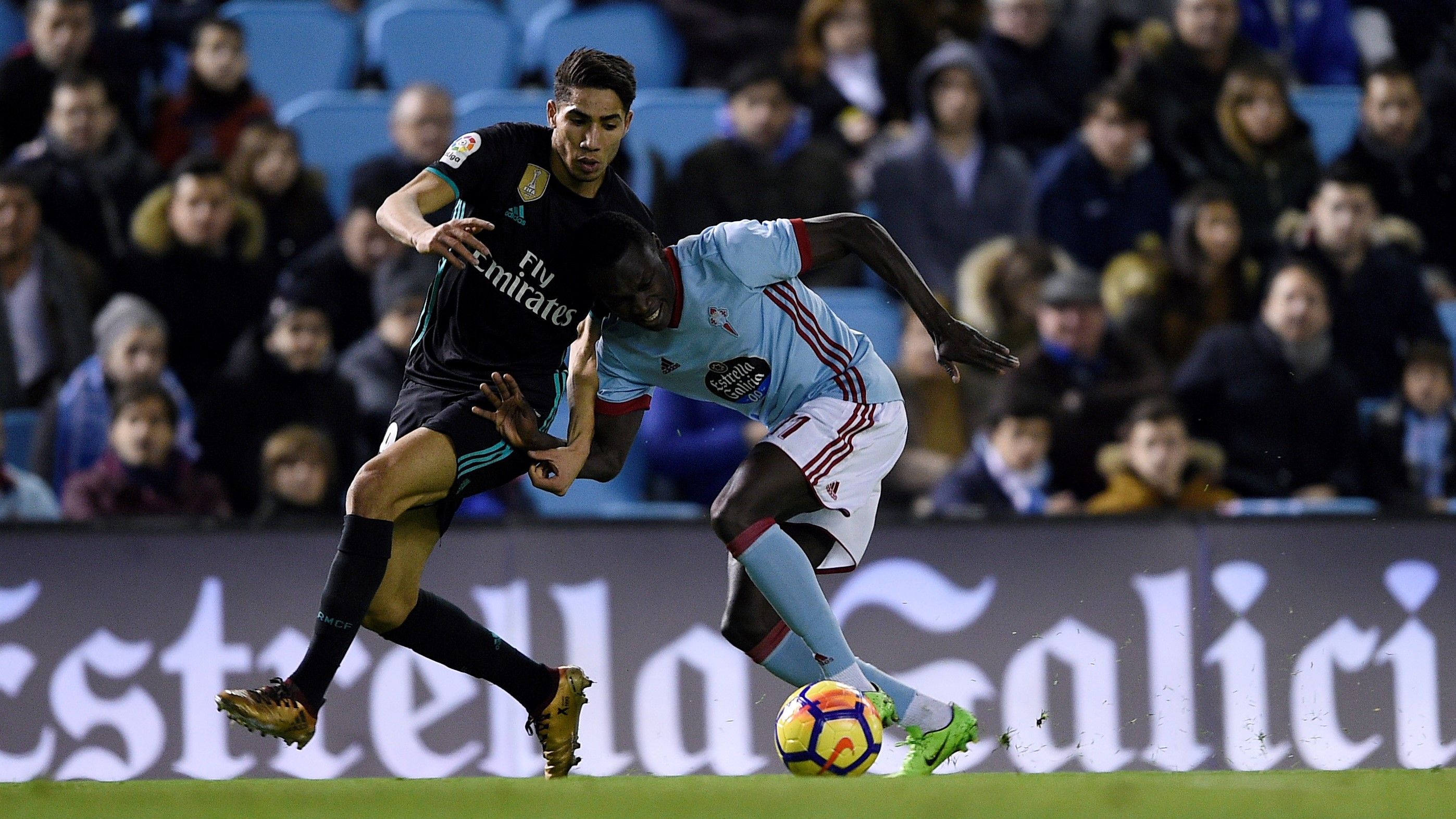 Pione Sisto Achraf Hakimi Celta Real Madrid LaLiga 07012018