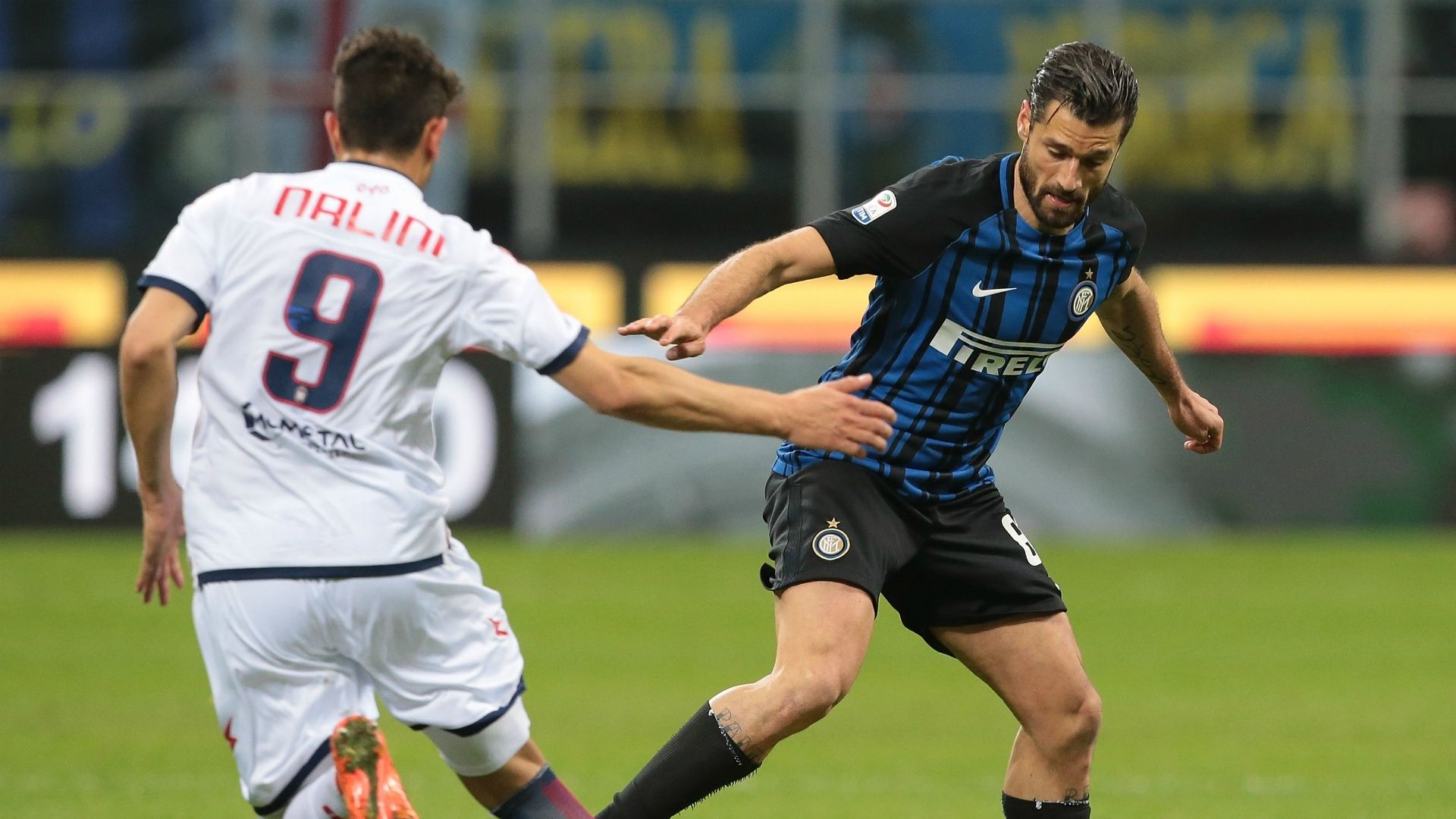 Antonio Candreva Andrea Nalini Inter Crotone Serie A 02032018