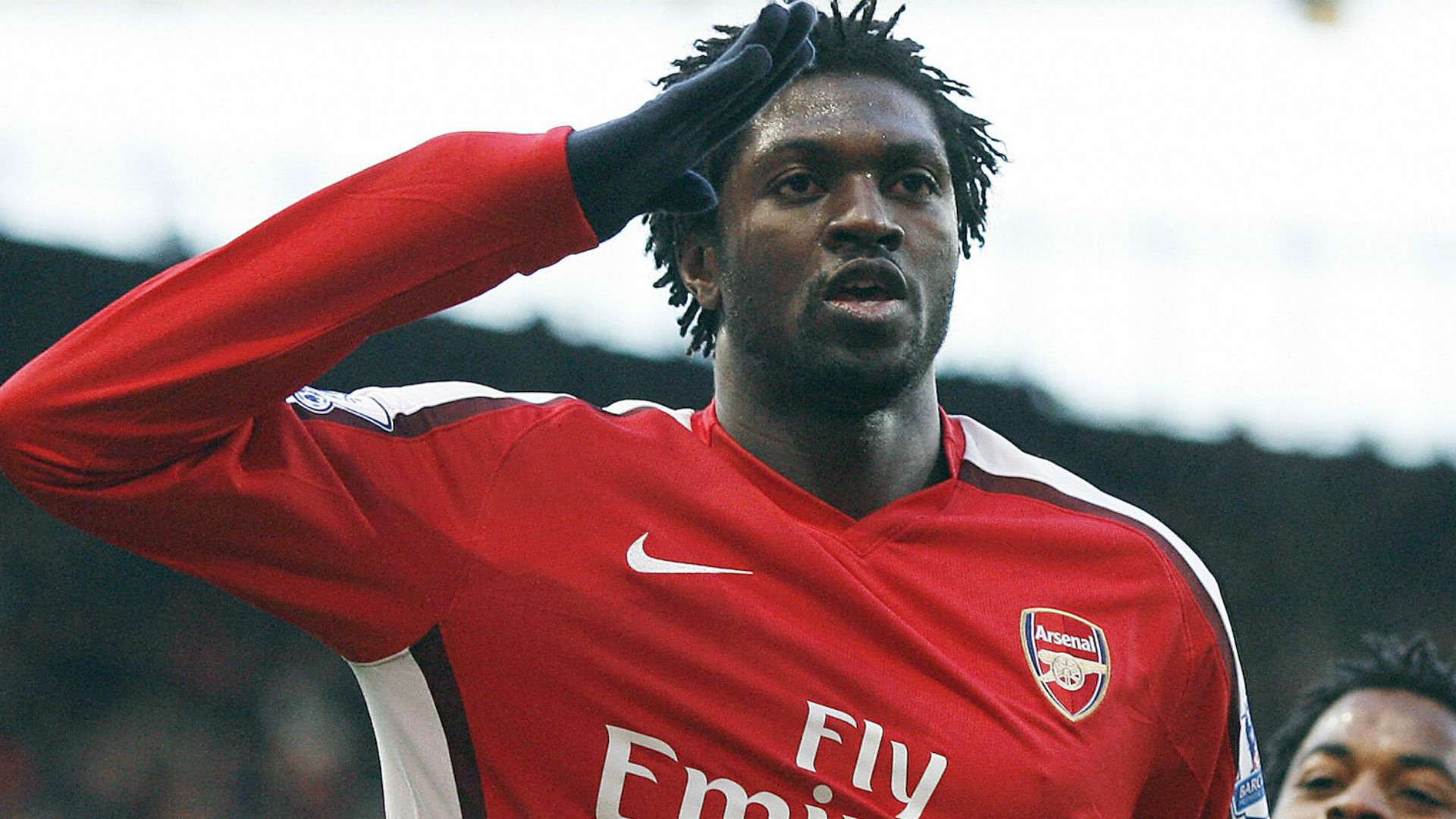 ARSENAL GOALSCORER Emmanuel Adebayor