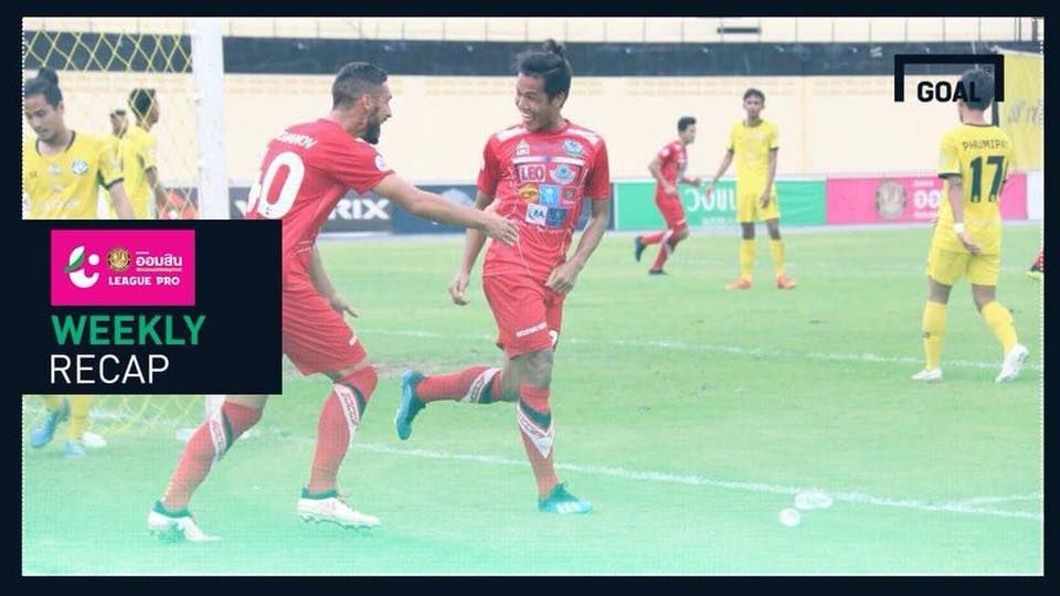 ผลการแข่งขันฟุตบอล ออมสิน ลีก โปร (T3) สัปดาห์ที่ 26 (26/8/2561)