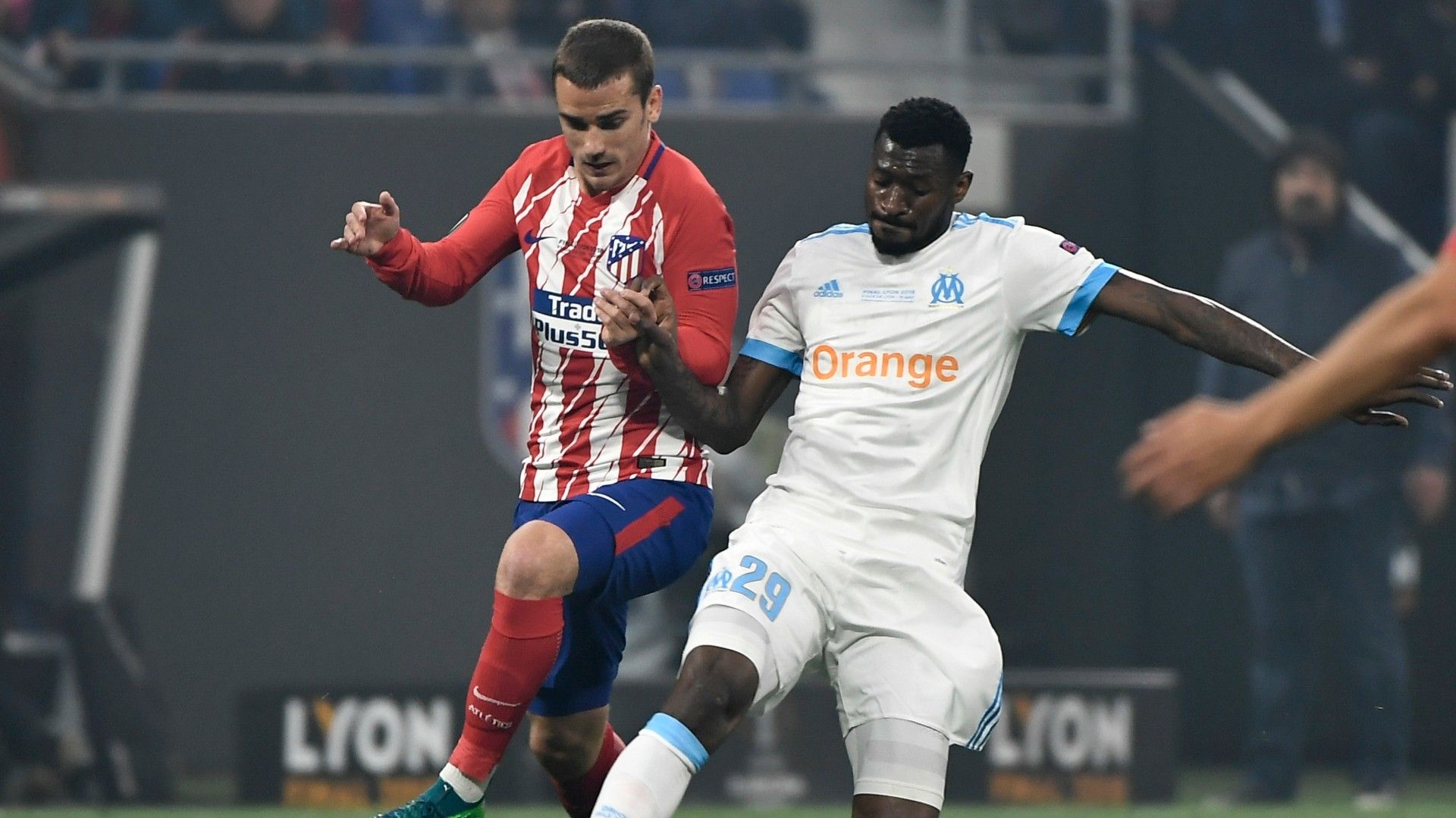 Anguissa Griezmann Marseille Atletico Madrid EL final