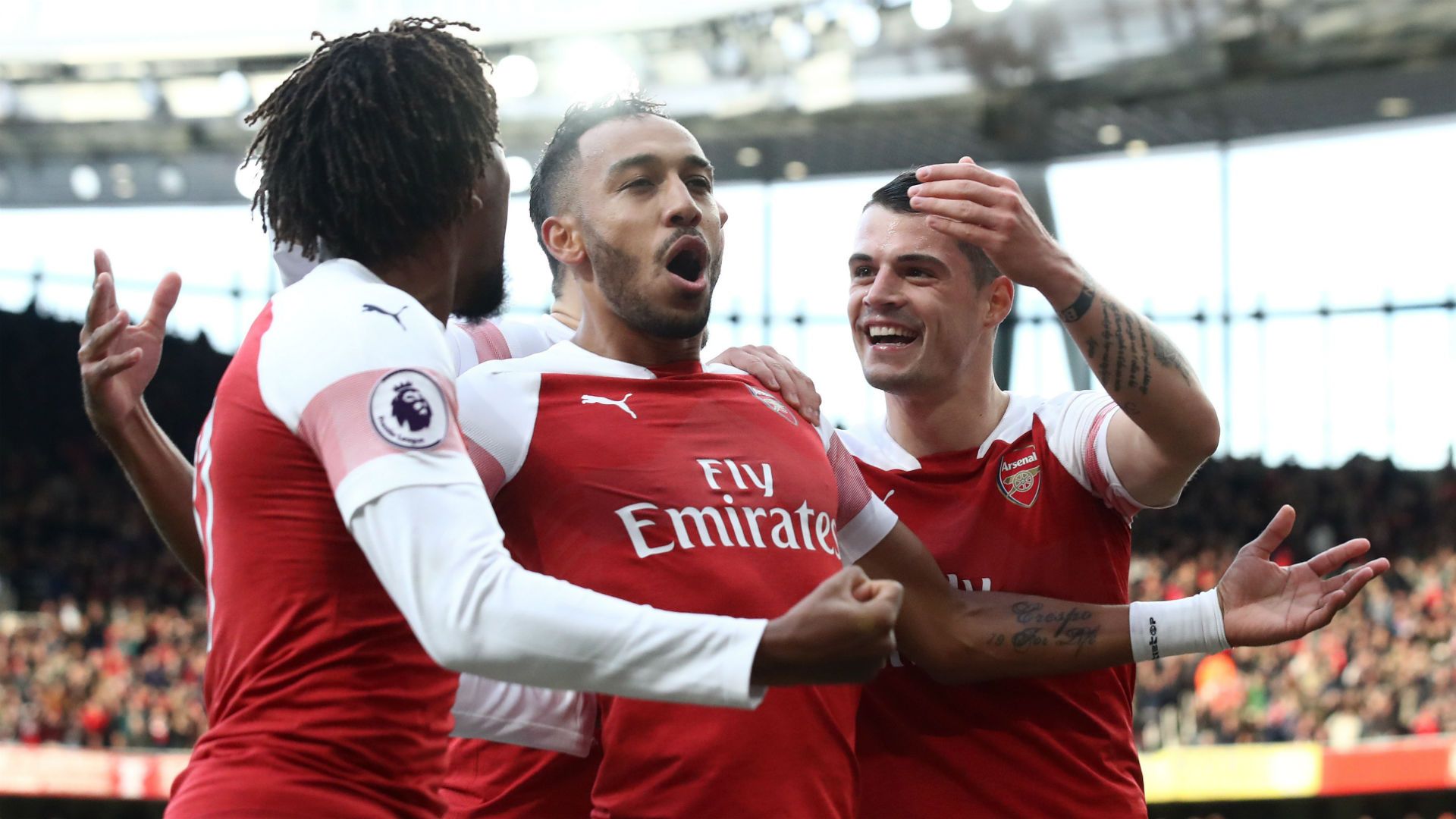 Pierre-Emerick Aubameyang Arsenal Tottenham 021218