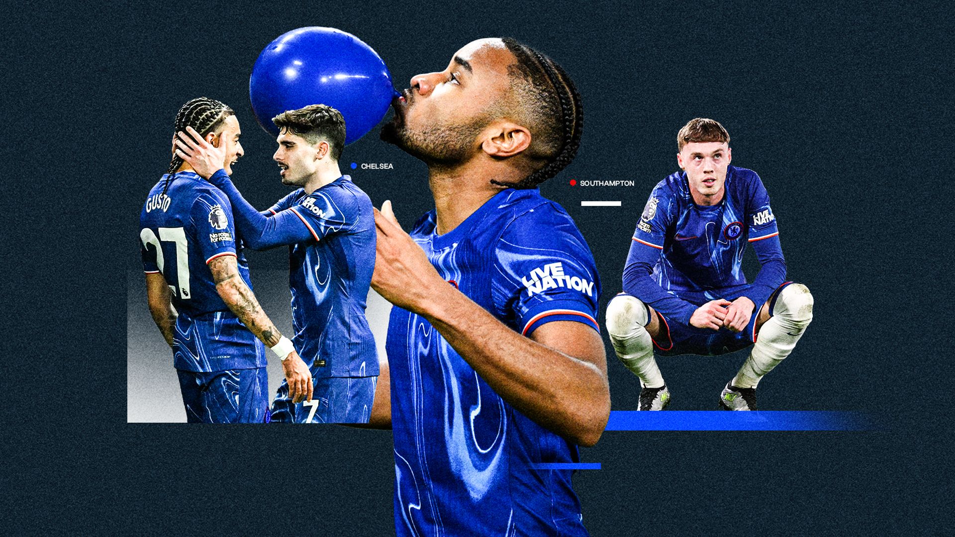 Chelsea Southampton ratings GFX