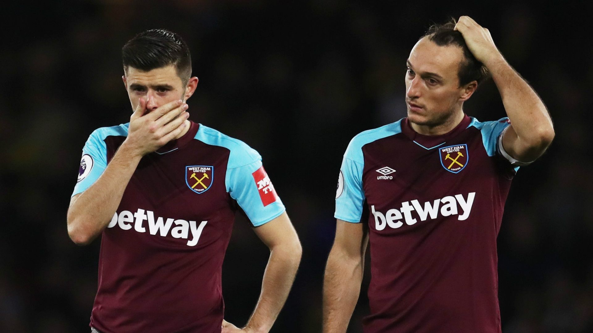 Aaron Cresswell Mark Noble West Ham