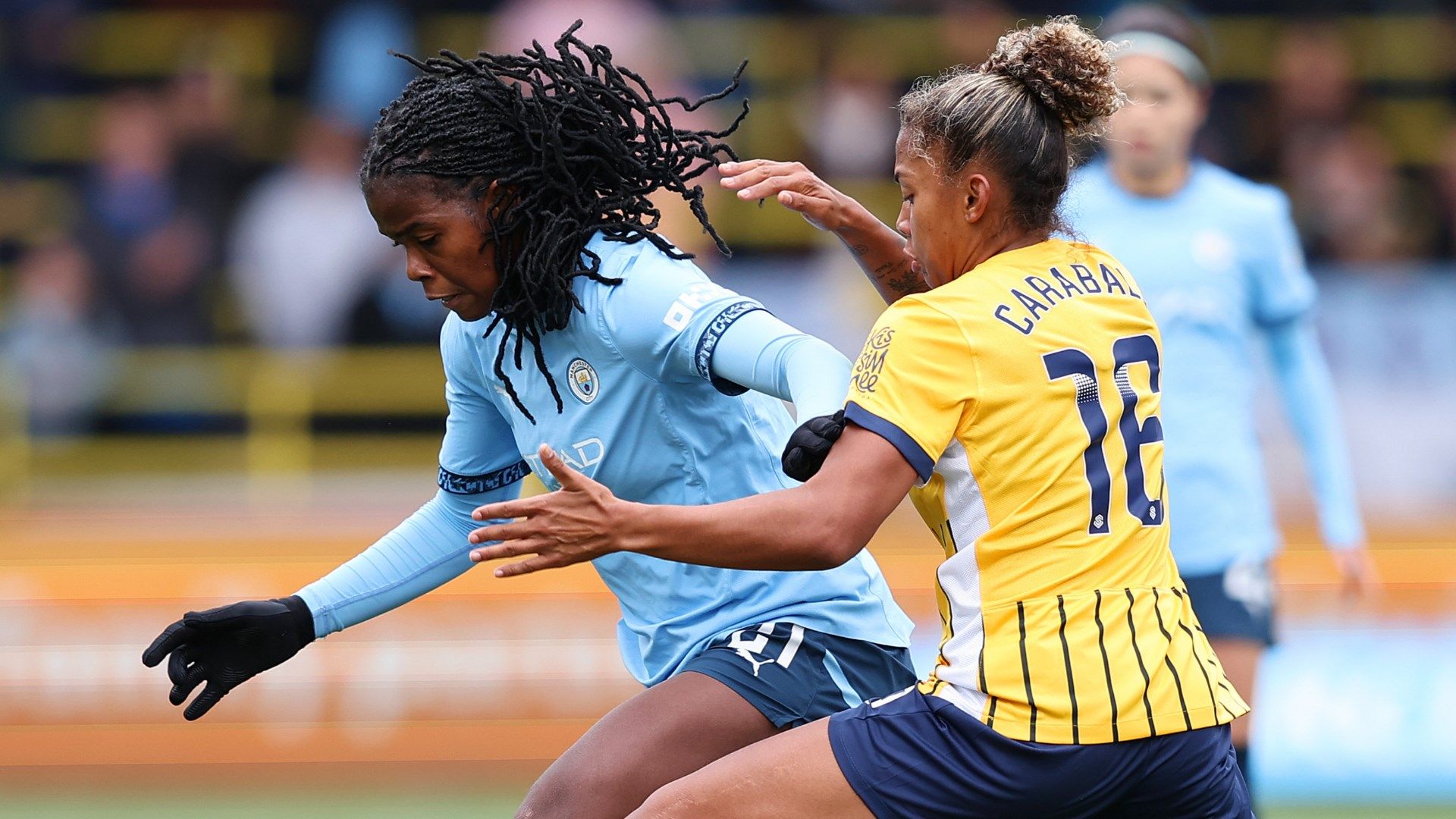 Khadija Shaw Jorelyn Carabali Man City Brighton Women 2024-25