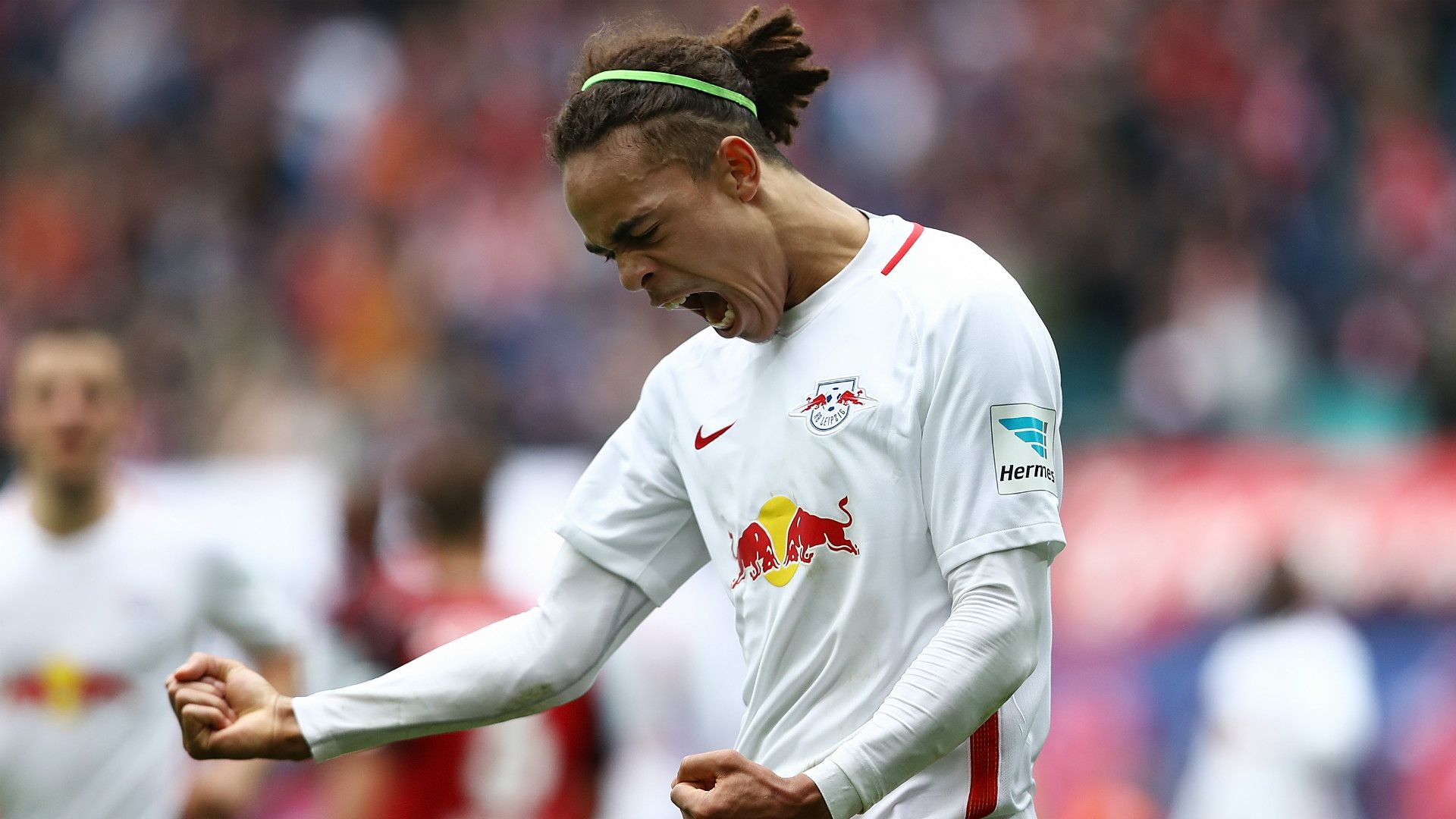 Yussuf Poulsen RB Leipzig SC Freiburg Bundesliga 15042017