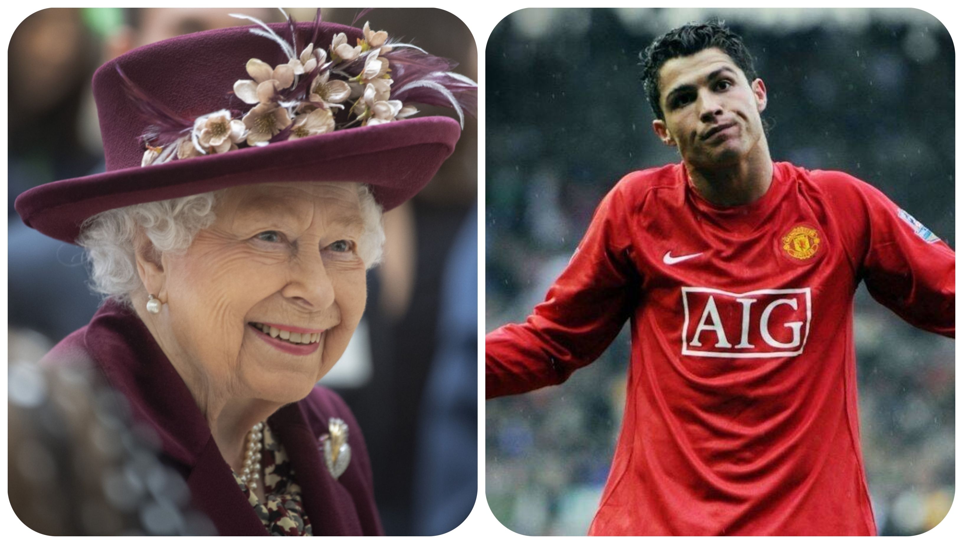 Elizabeth and Cristiano Ronaldo