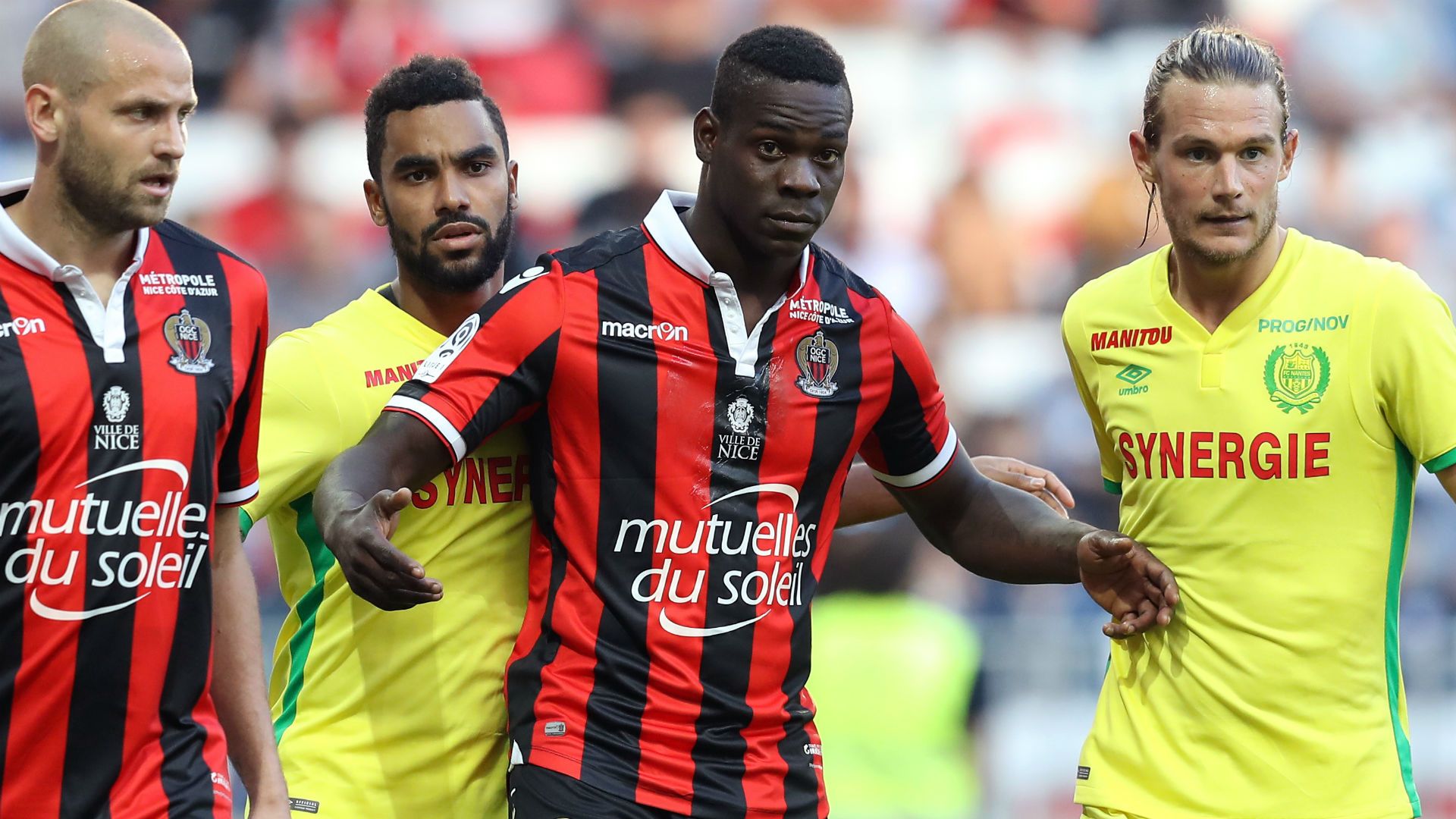 Mario Balotelli Koffi Djidji Nice Nantes Ligue 1 30102016