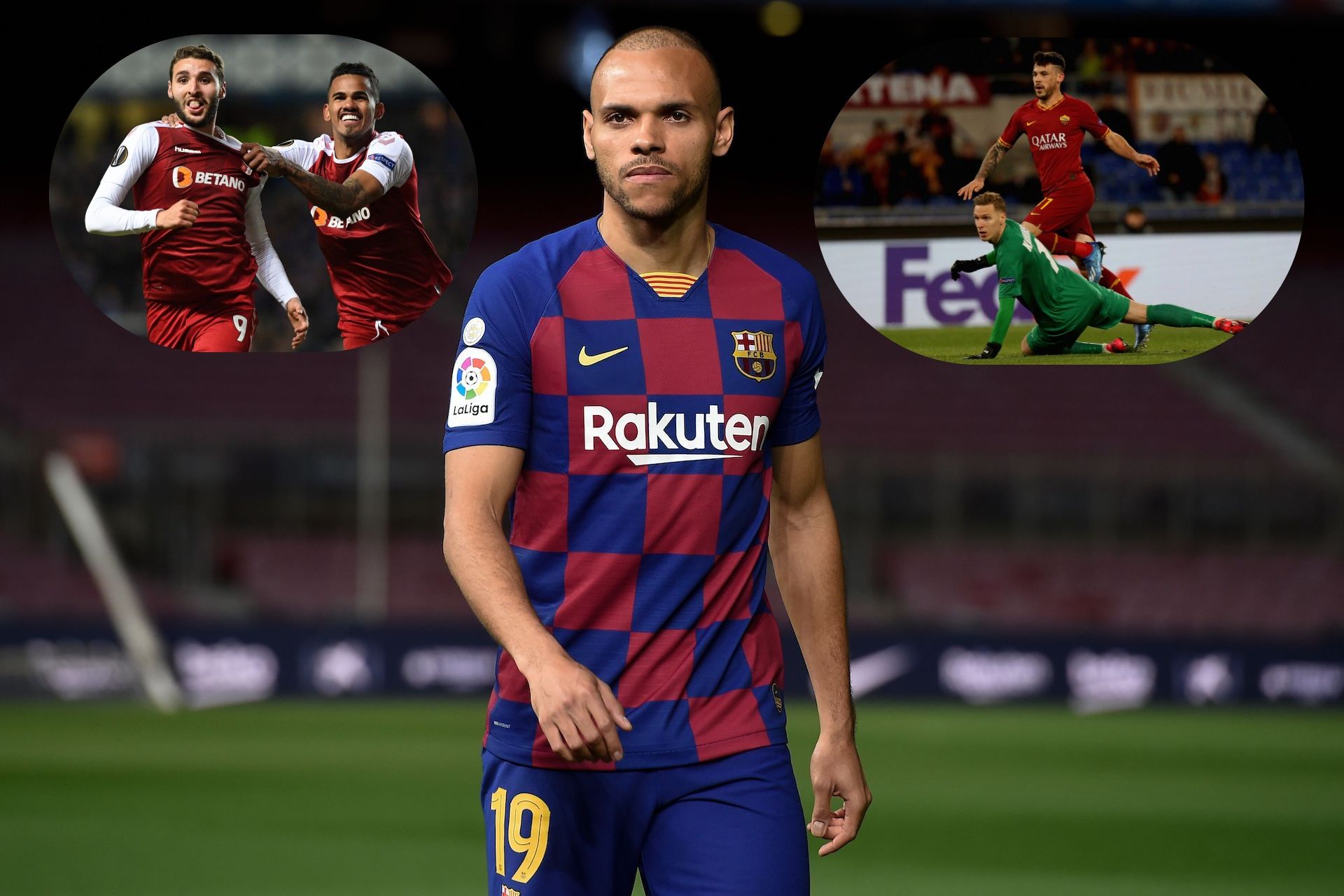 Braithwaite Abel Ruiz Carles Perez Barcelona.
