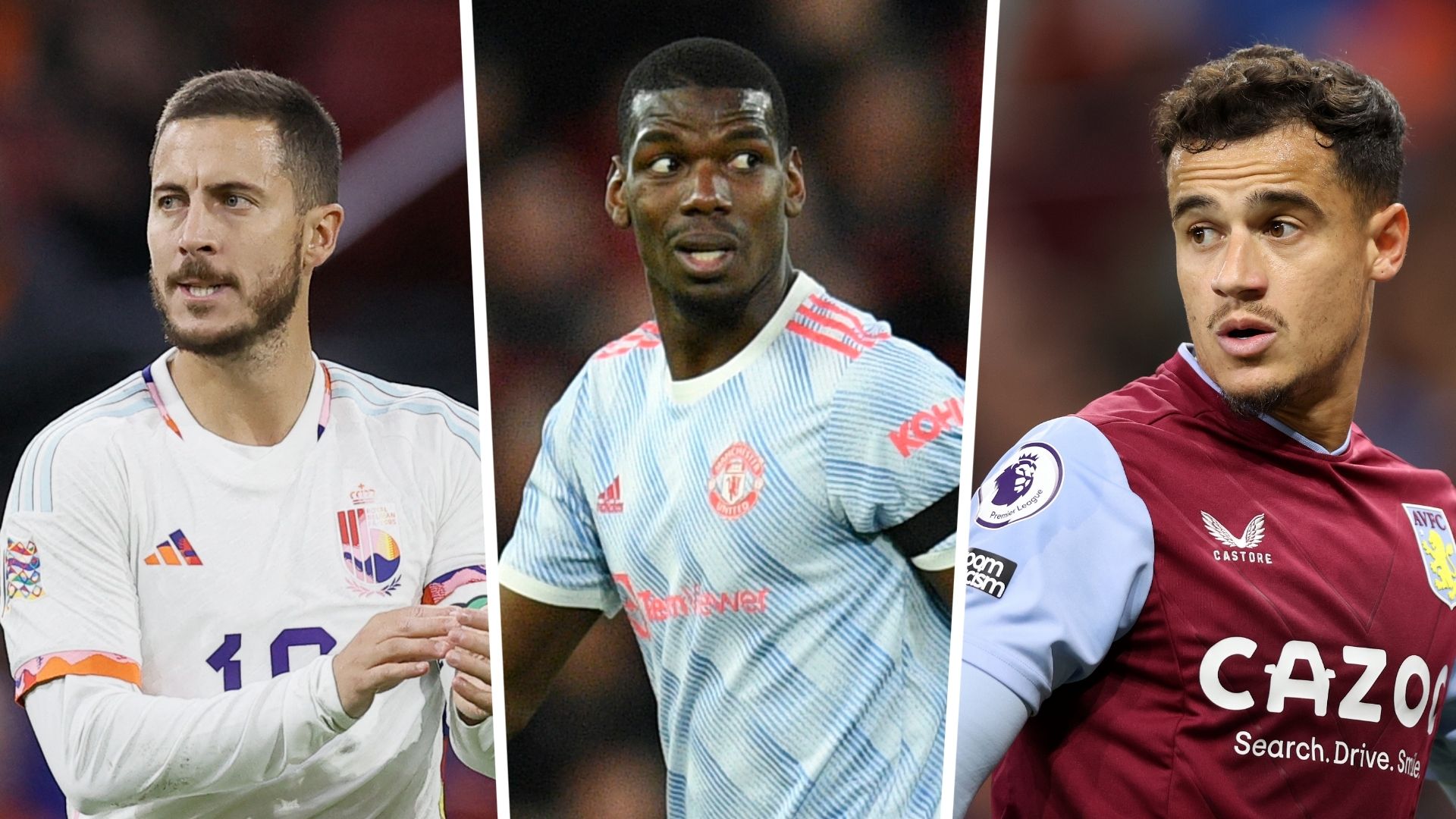 Hazard Pogba Coutinho