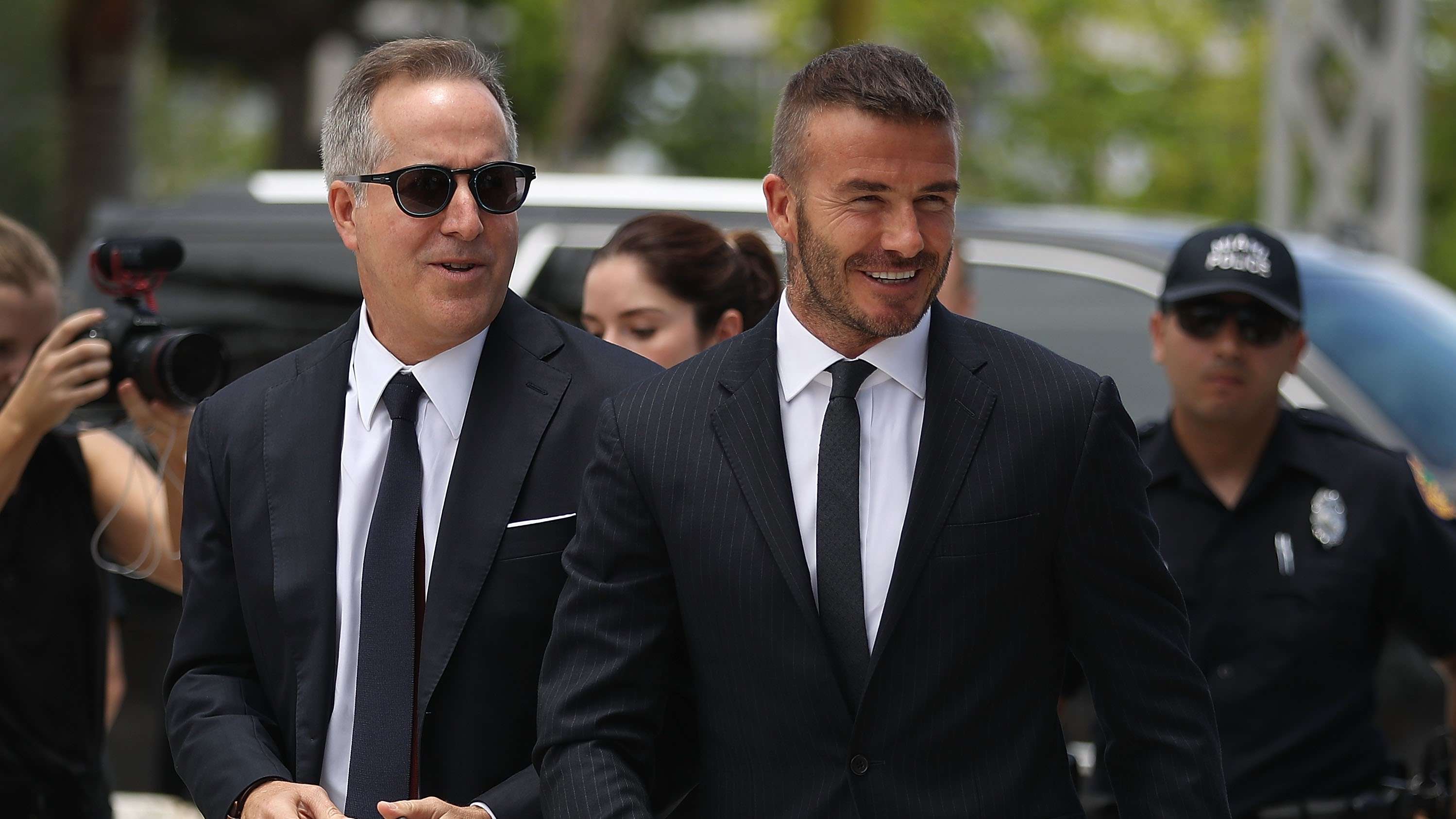  David Beckham and Jorge Mas Miami