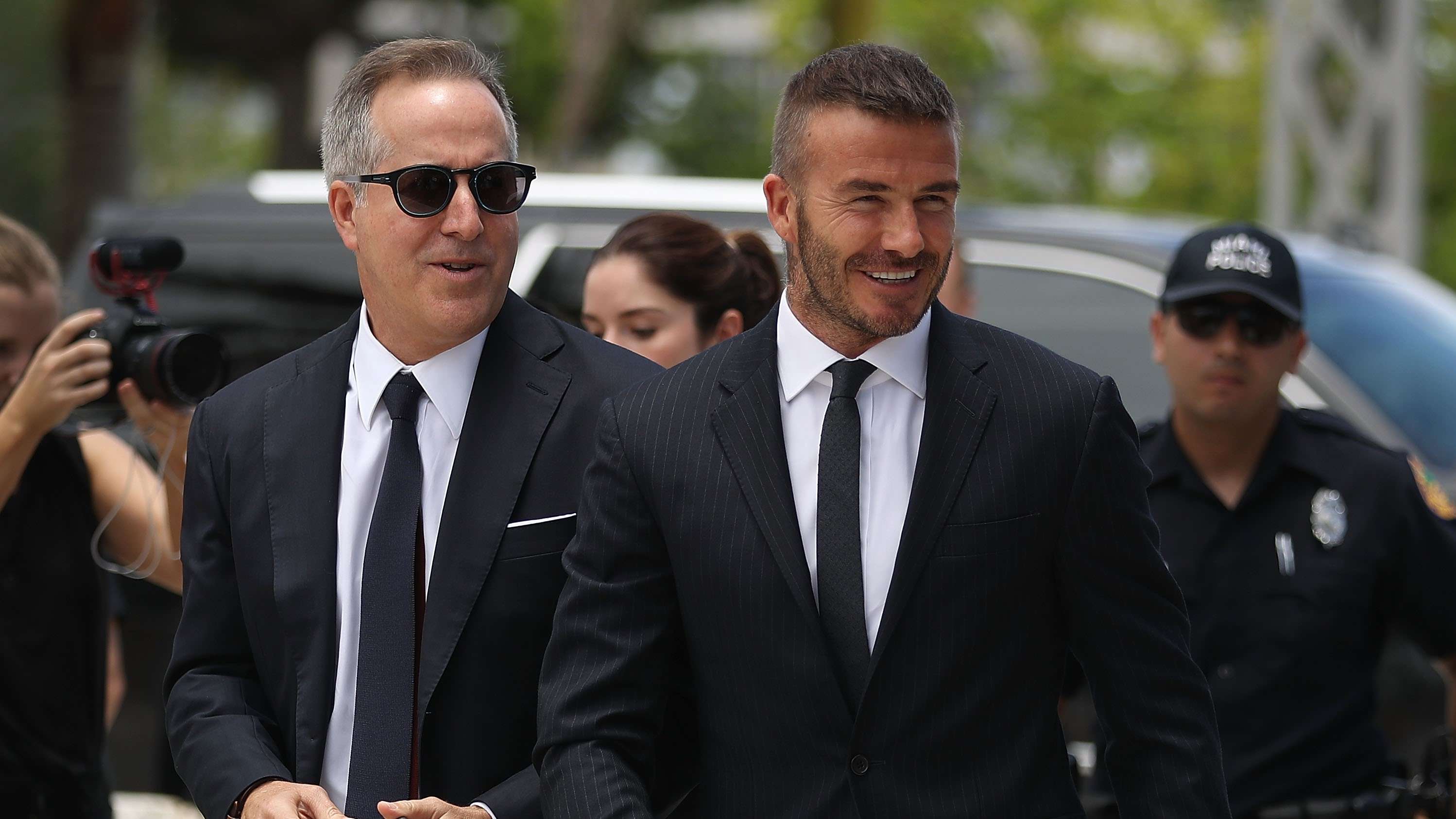 David Beckham and Jorge Mas Miami