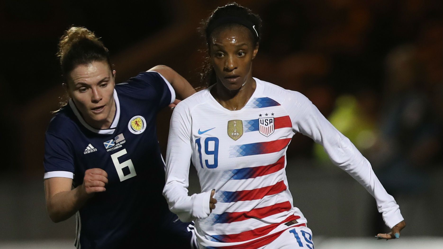 Crystal Dunn USWNT Joanne Love Scotland