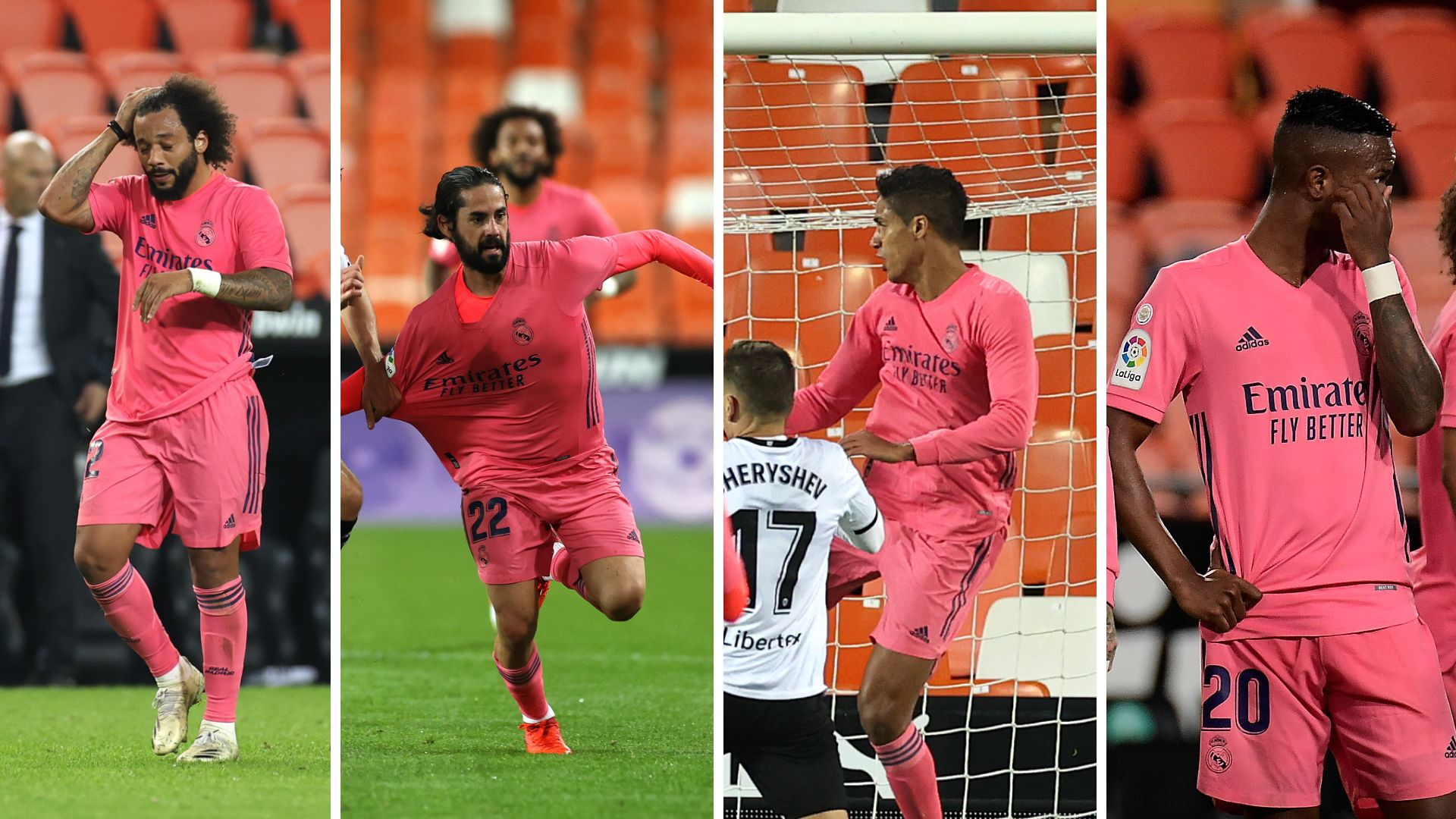 Marcelo Isco Varane Vinicius Real Madrid