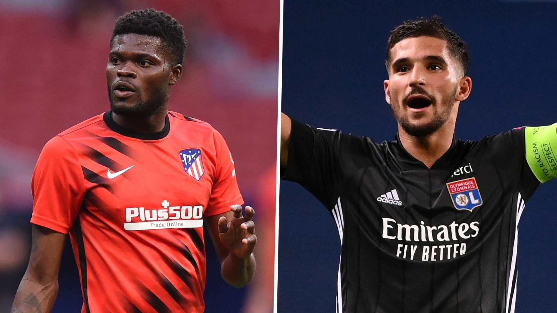 Thomas Partey and Houssem Aouar