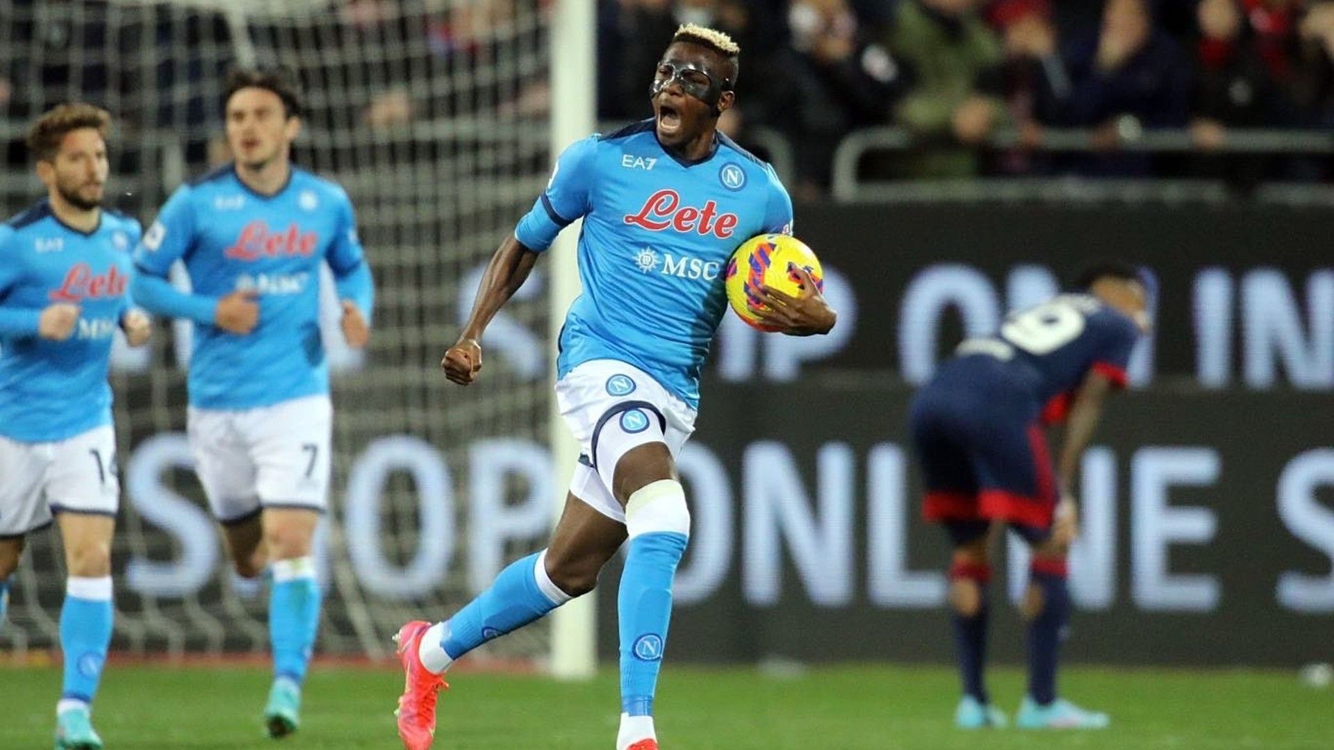 Victor Osimhen of Nigeria and Napoli.