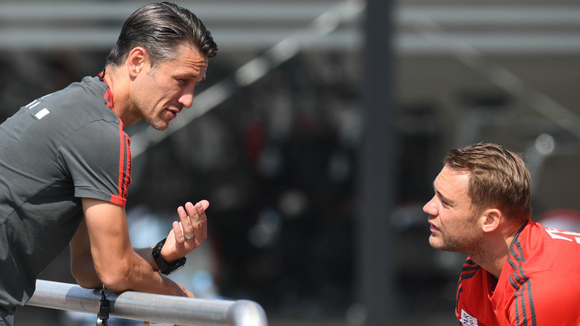 Niko Kovac Manuel Neuer Bayern Munchen