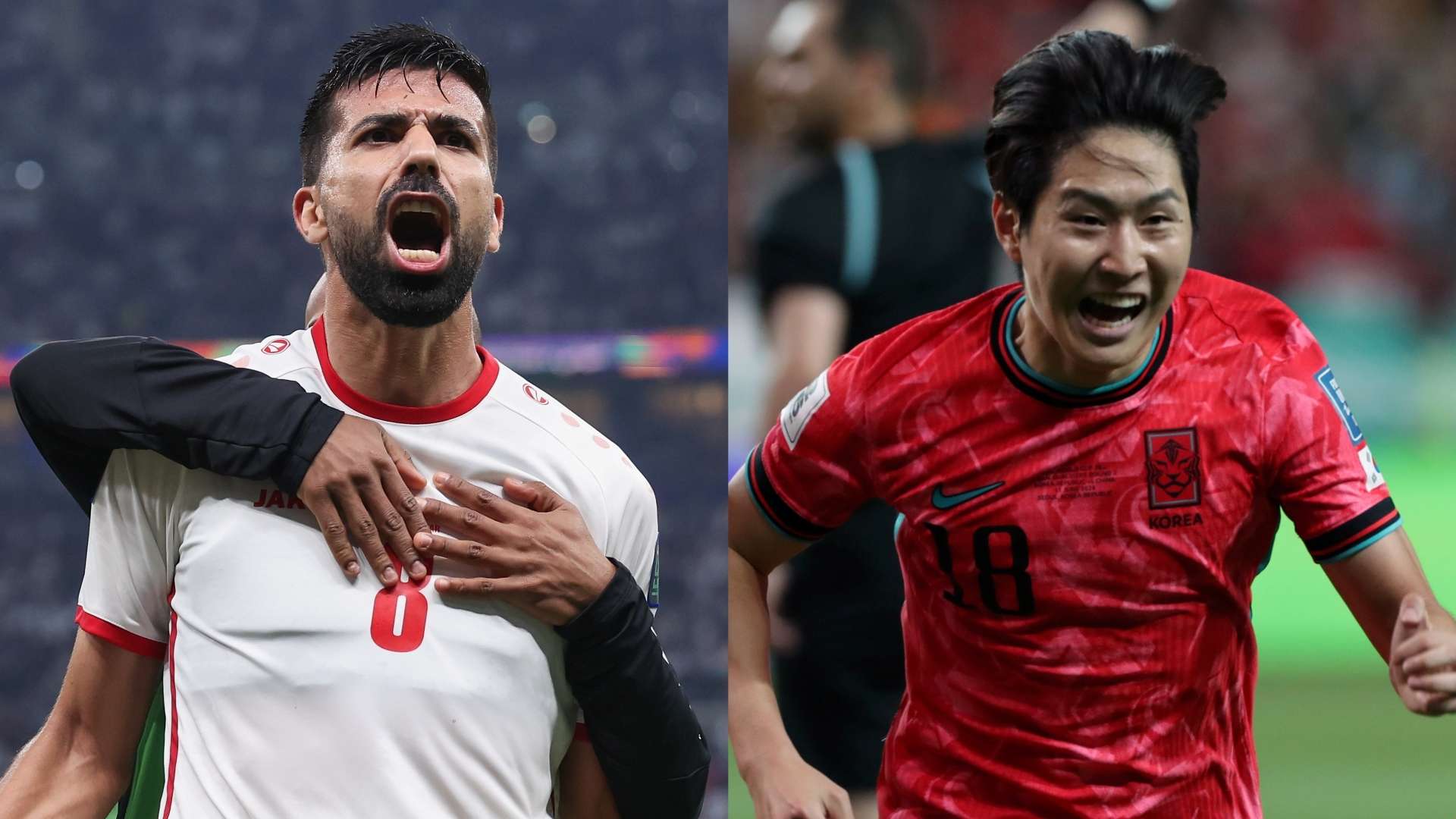 Yazan Al-Naimat Jordan Lee Kang-in South Korea