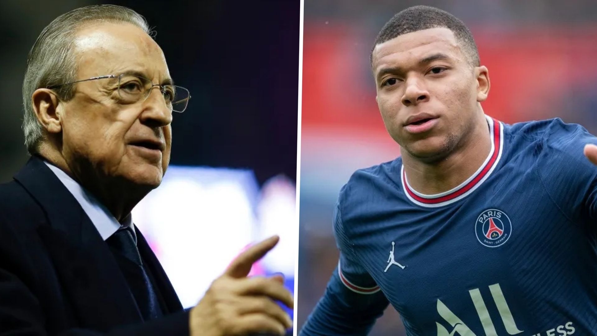 Florentino Perez & Kylian Mbappe