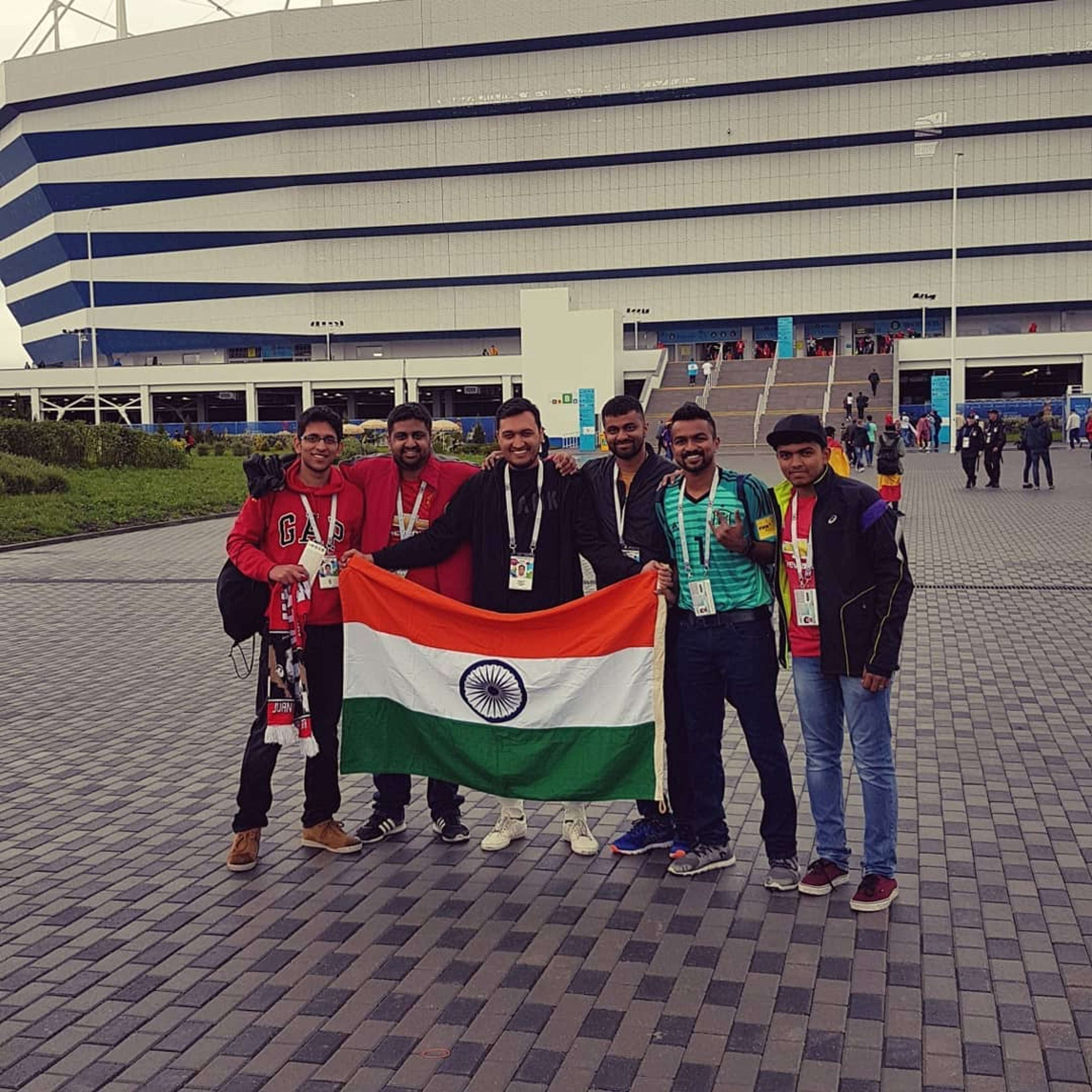 Indian fans at Russia 2018 World Cup