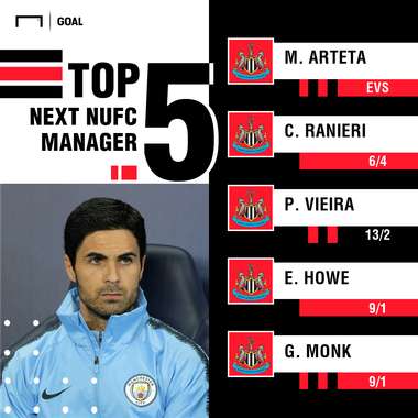 Next Newcastle United Manager Odds 280619