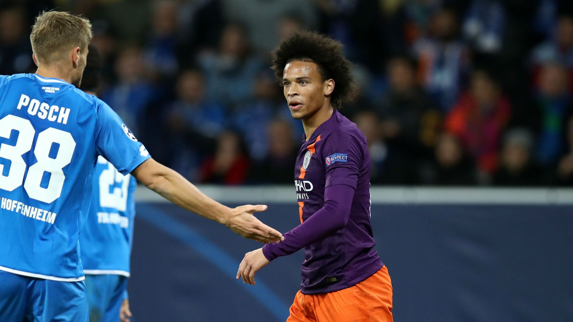 Leroy Sane Manchester City Hoffenheim