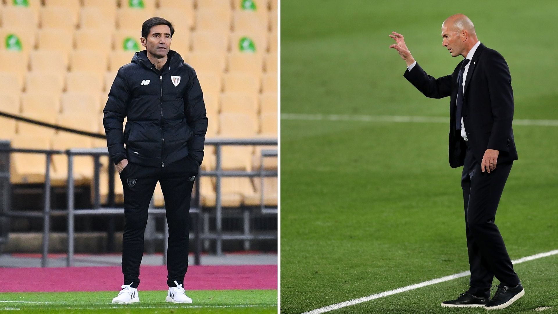 Marcelino y Zidane, Athletic Club y Real Madrid