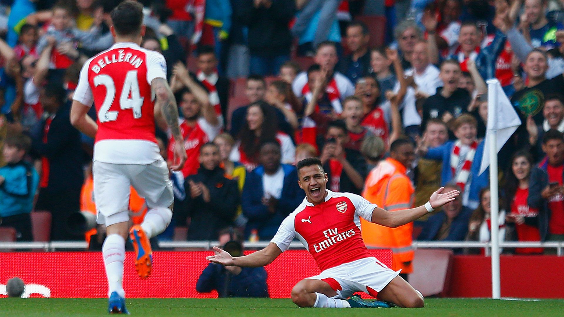 Alexis Sánchez Arsenal-Manchester United