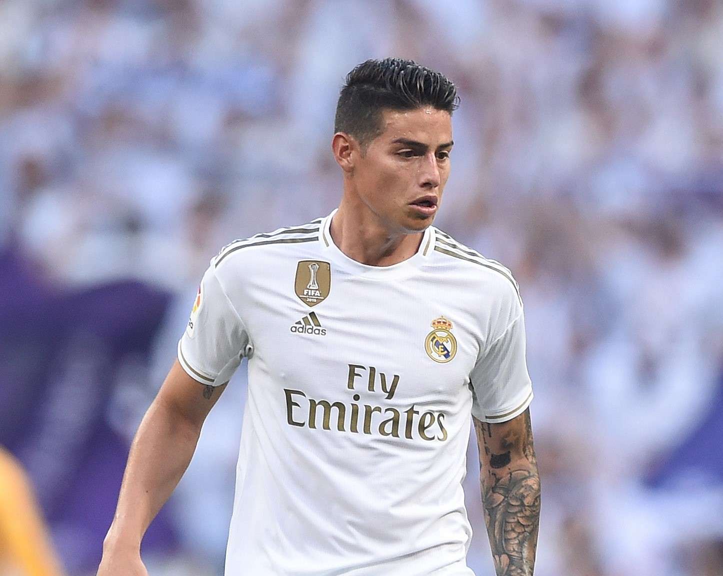 James Rodríguez em ação pelo Real Madrid