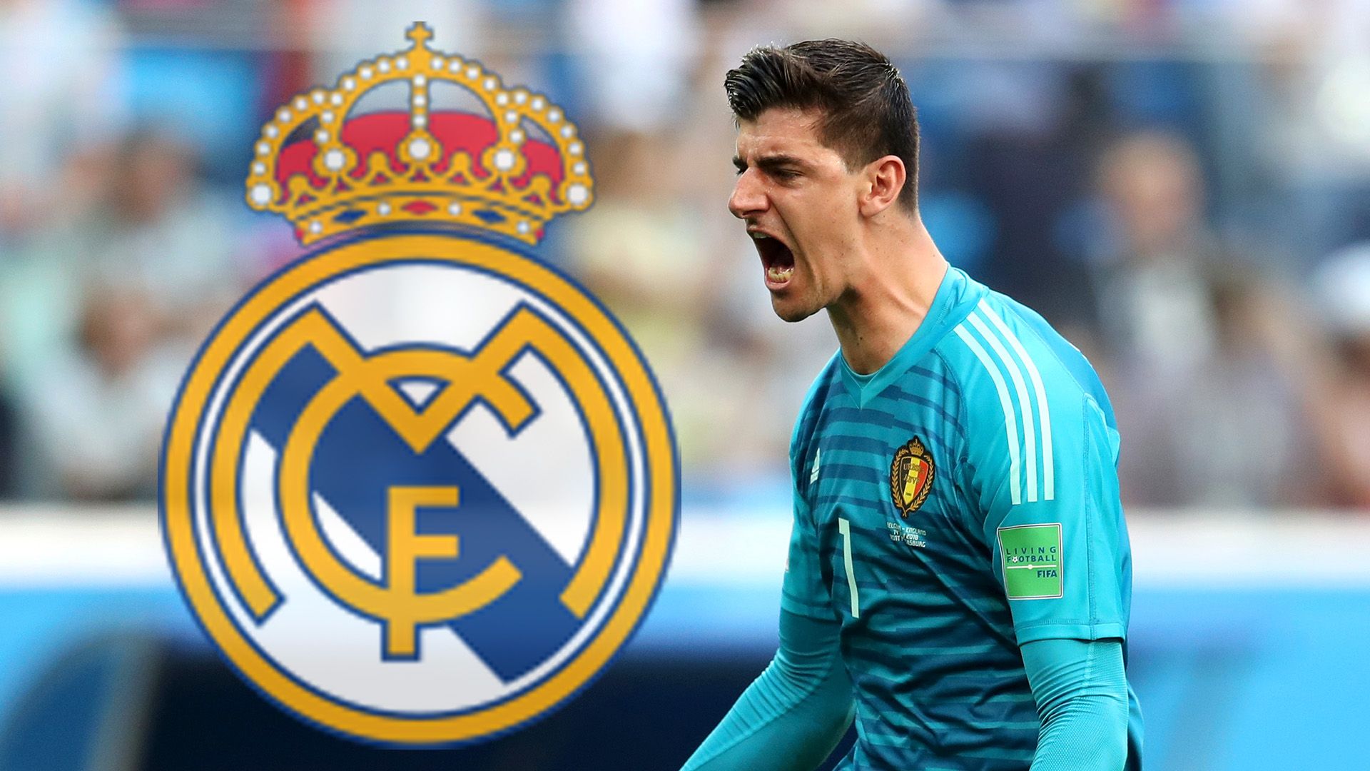 Thibaut Courtois Real Madrid GFX