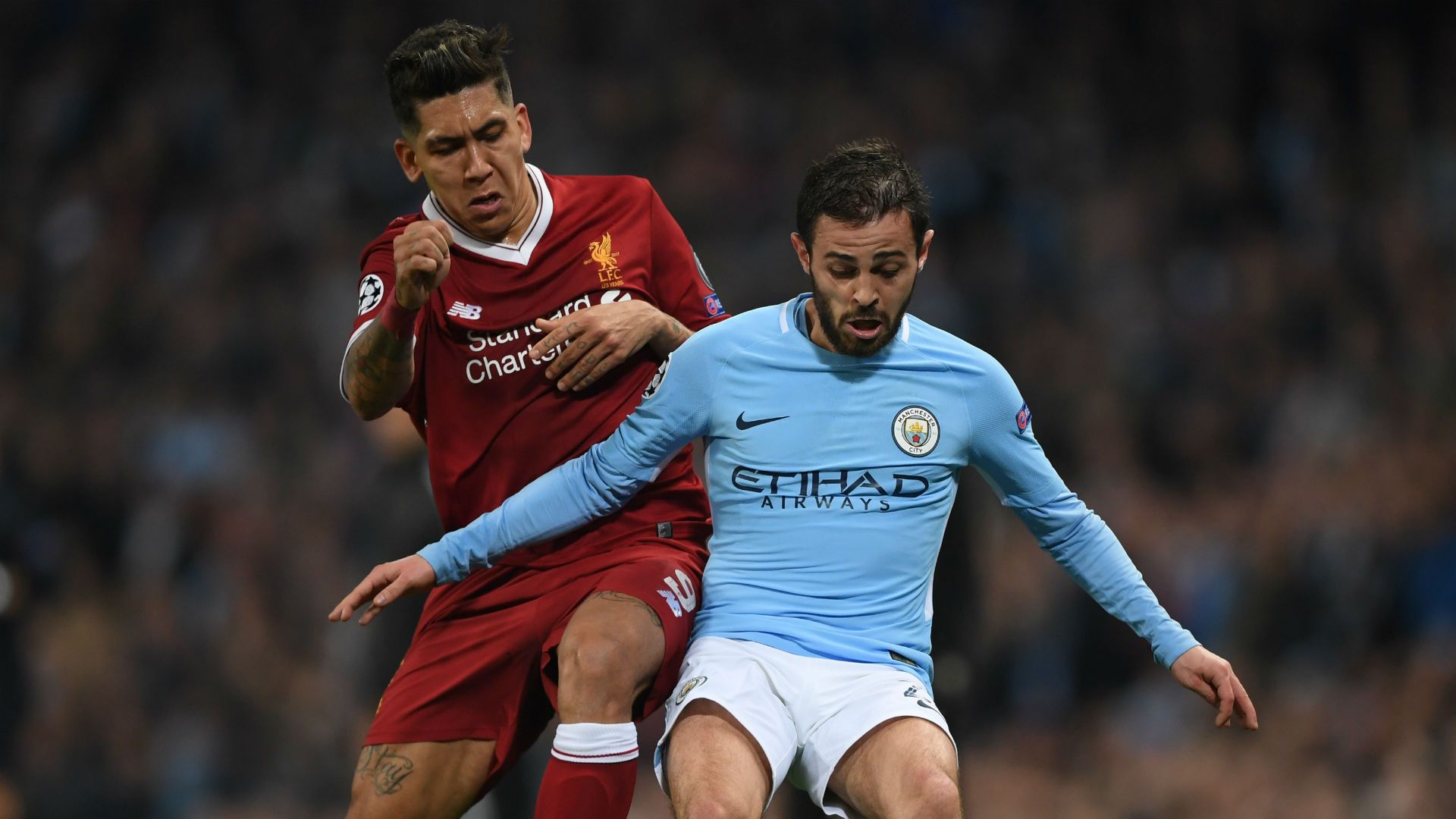 Bernardo Silva Roberto Firmino Manchester City Liverpool UEFA Champions League