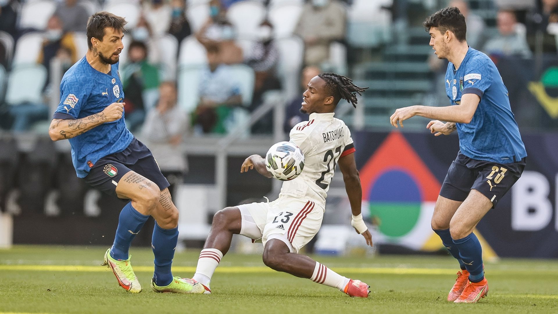 Acerbi Italy Belgium Nations League