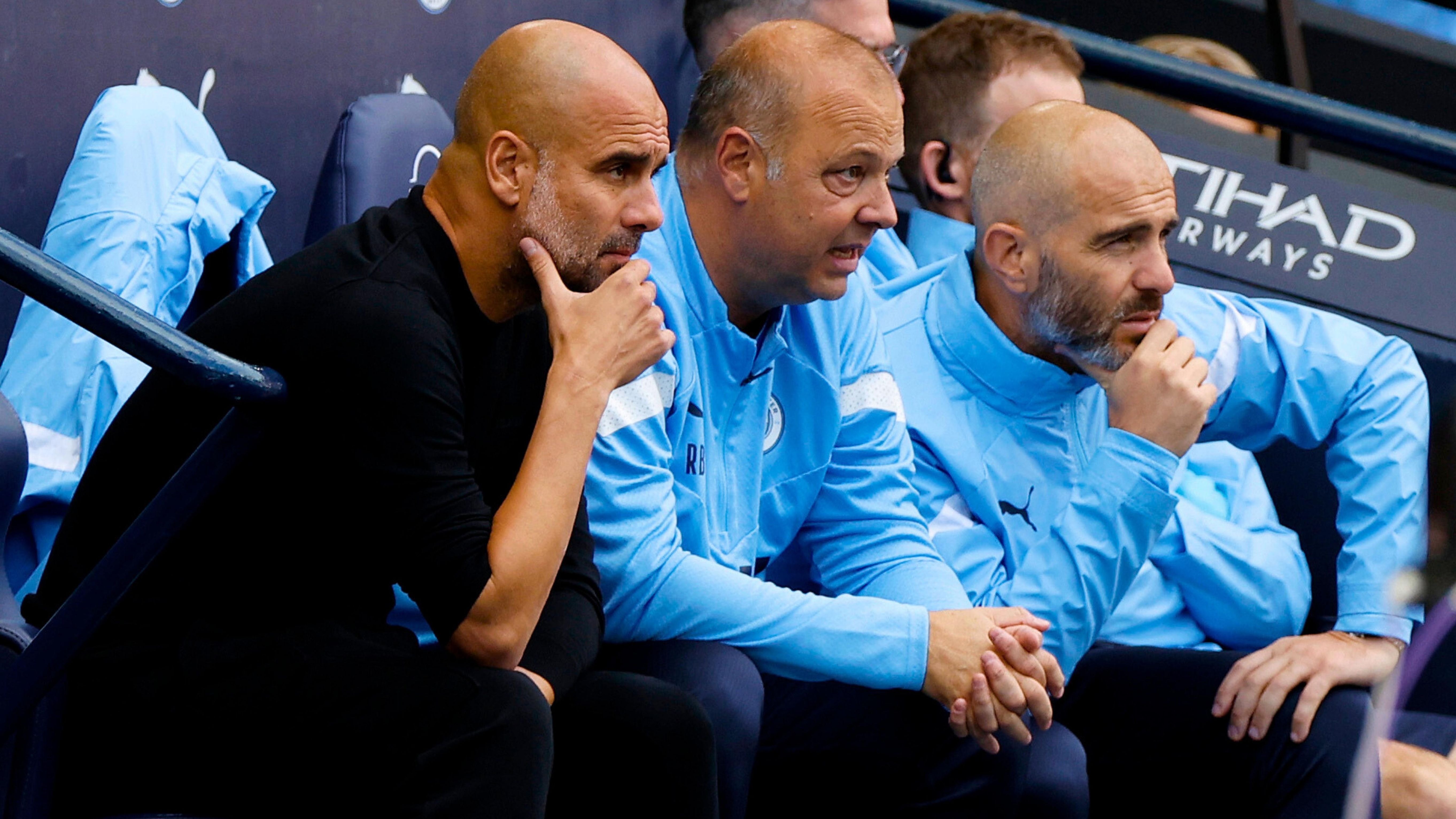 Pep Guardiola Enzo Maresca Manchester City